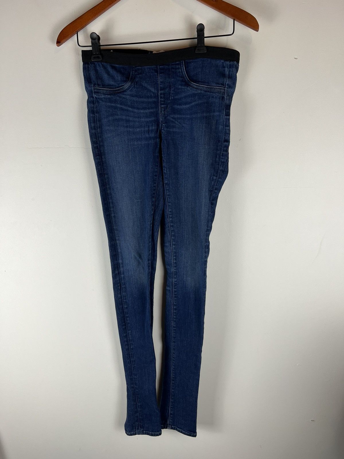 Helmut Lang Helmut lang denim print leggings Size 26" / US 2 / IT 38 - 1 Thumbnail