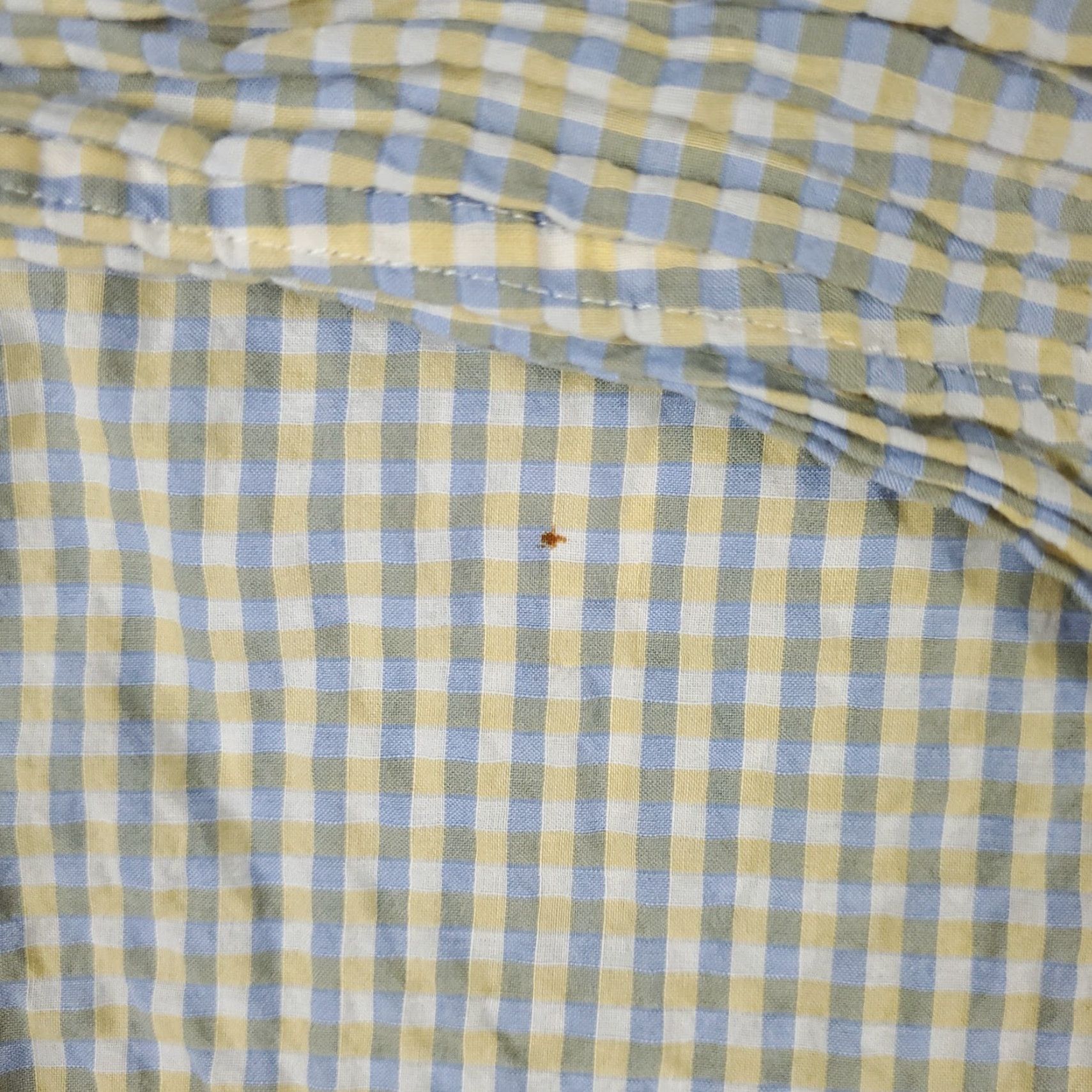 Canali Canali Gray Yellow Check Button-Up Shirt Size 16 Mens Long Sleeve Regular Fit Size US L / EU 52-54 / 3 - 3 Thumbnail