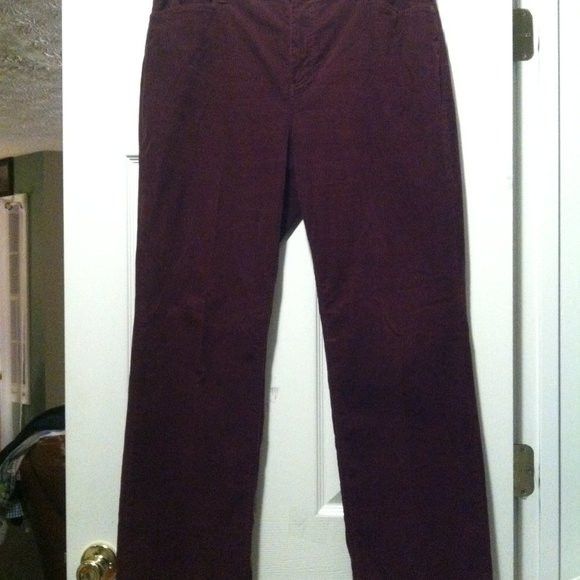 Chicos CHICO'S WOMEN'S BURGUNDY 98%COTTON CASUAL PANTS 2.5"/30 Size 26" / US 2 / IT 38 - 5 Thumbnail