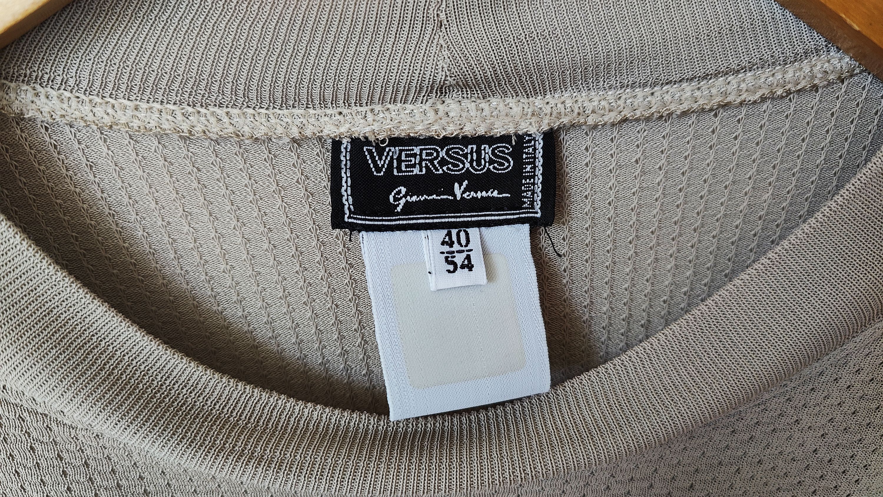 Versace × Versus Versace Gianni Versace Versus Vintage Viscose Longsleeve Shirt Size US M / EU 48-50 / 2 - 2 Thumbnail