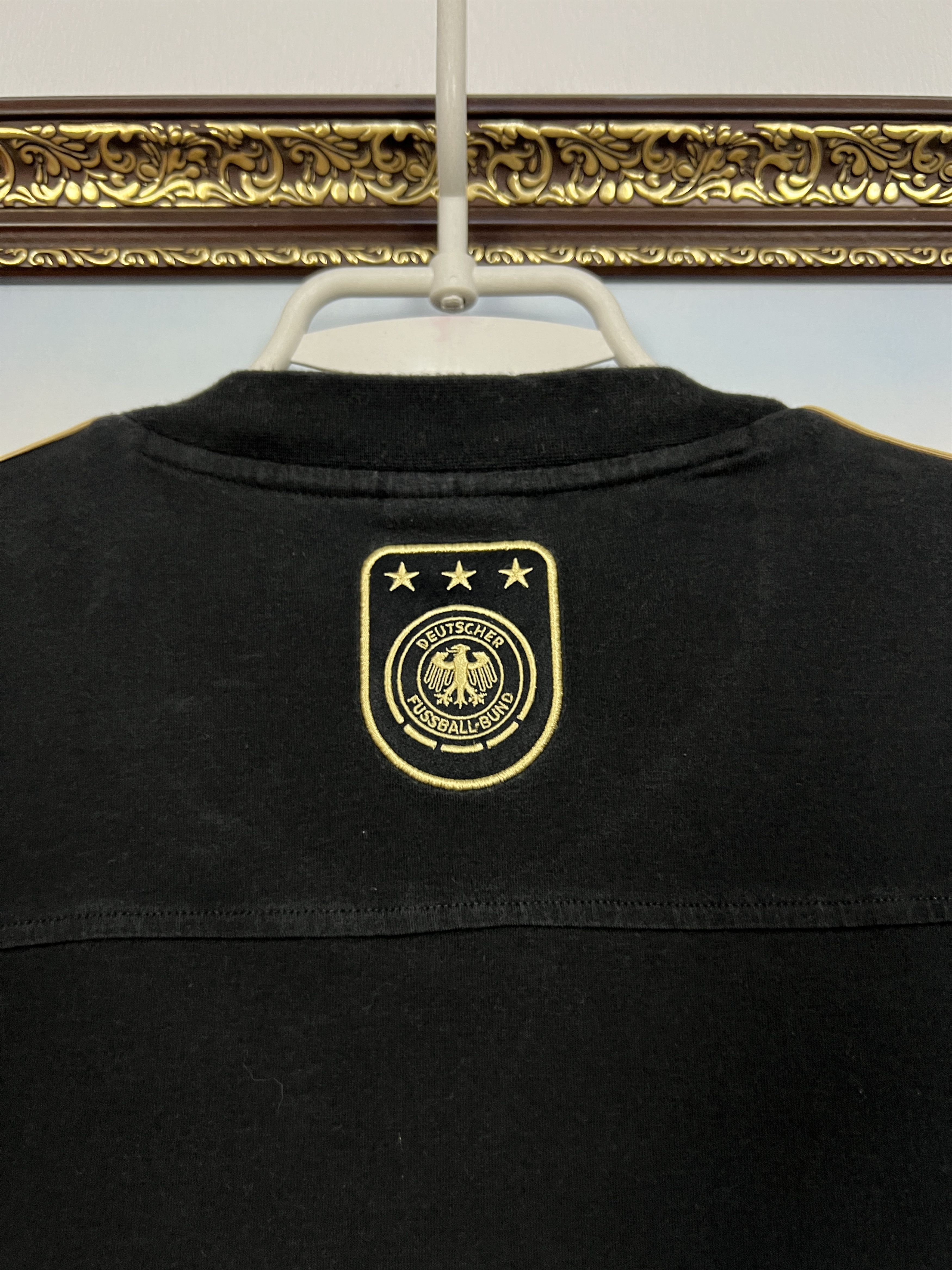 Adidas Vintage Adidas Germany Football Train Shirt Soccer Jersey Size US L / EU 52-54 / 3 - 14 Thumbnail