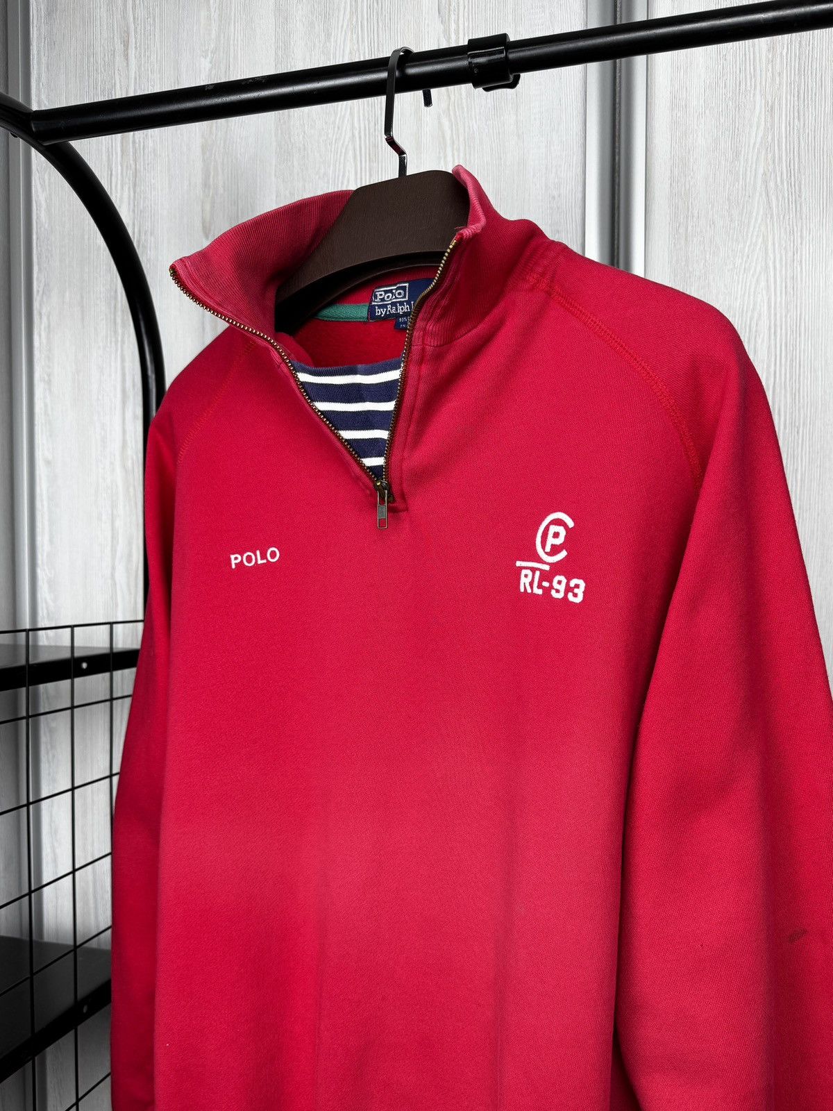 Polo Ralph Lauren Vintage 90s Polo Ralph Lauren RL-93 HiTech 1/4 zip Sweater Size US L / EU 52-54 / 3 - 12 Thumbnail