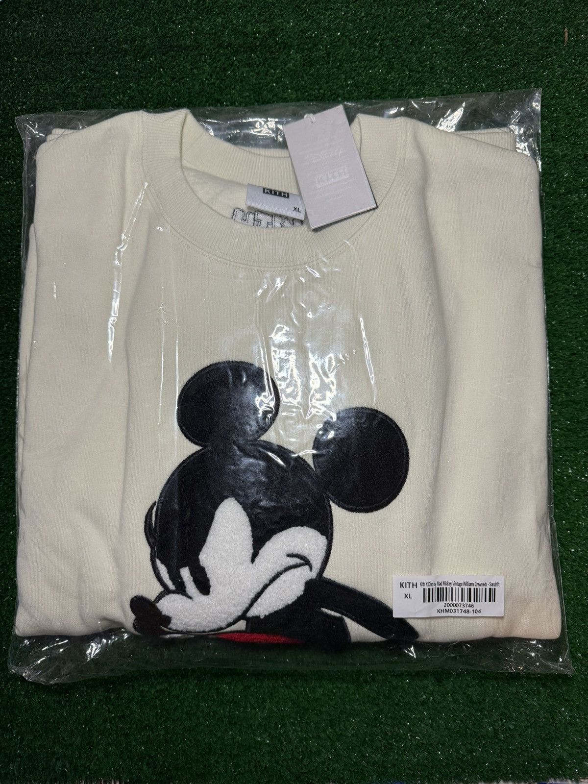 Kith KITH x Disney Mickey & Friends Mad Mickey Vintage Crewneck