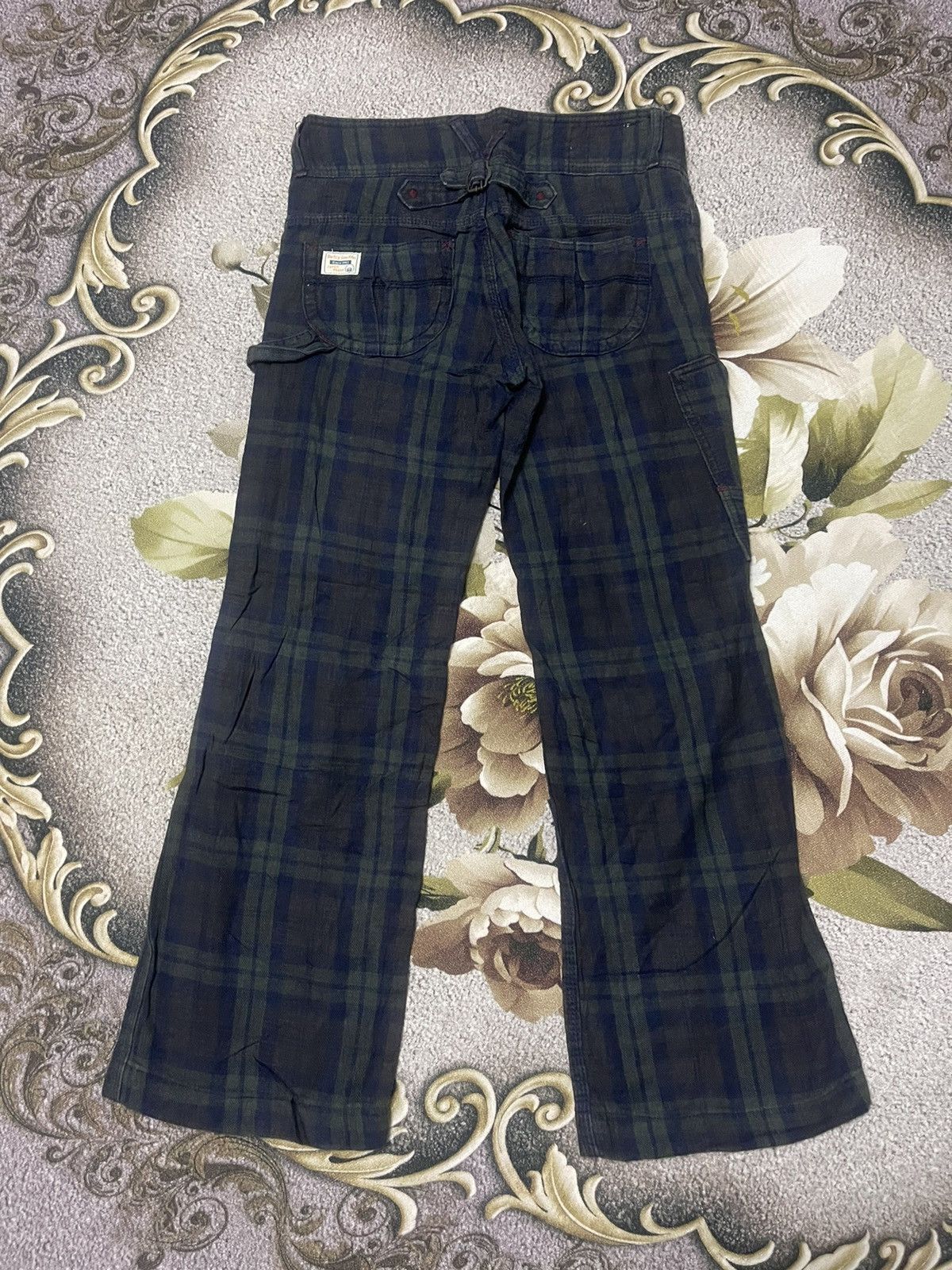Japanese Brand Betty Smith Bootcut Carpenter Buckled Back Size US 31 - 2 Thumbnail