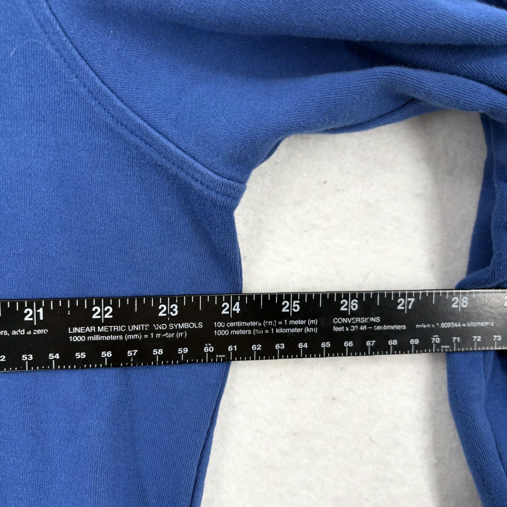 Lacoste VINTAGE Lacoste Mens XL Blue Quarter Zip Pullover 100% Cotton Croc Logo Pullover Shirt Sweatshirt Zip Knit Classic Size US XL / EU 56 / 4 - 7 Thumbnail