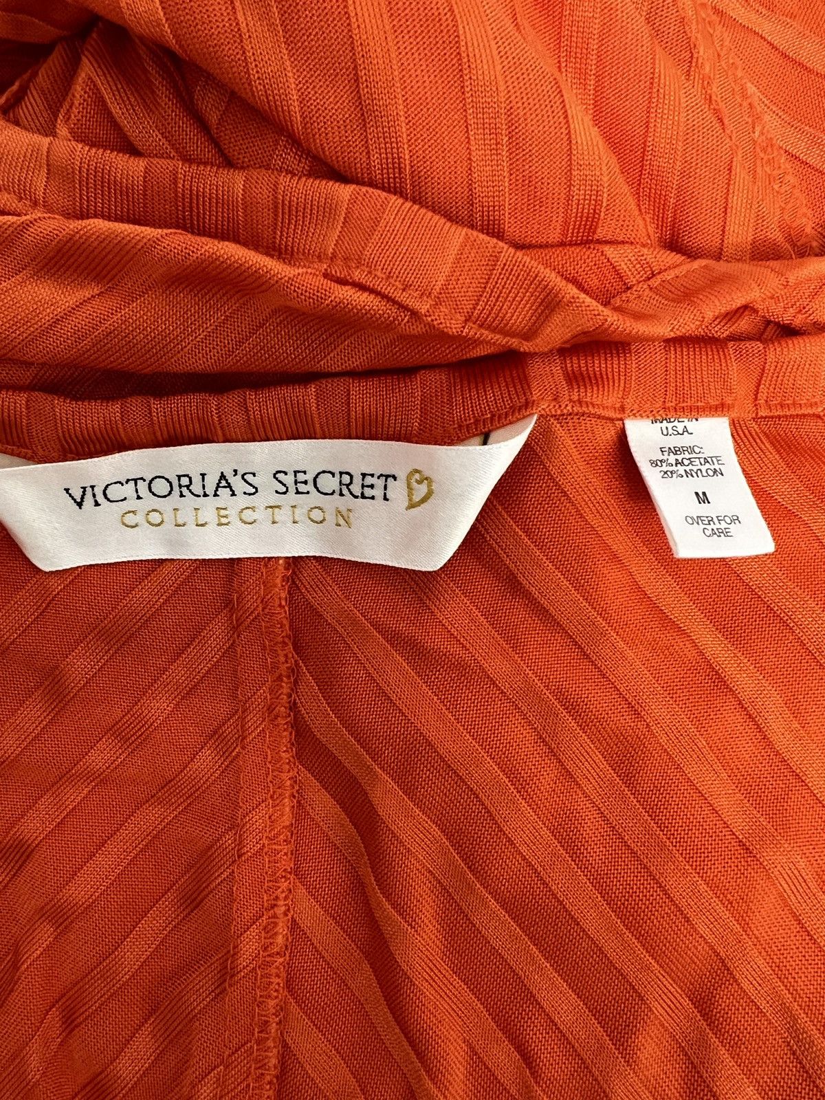 Victoria's Secret Victoria's Secret Orange Chevron Pleated Slip Maxi Dress Size M / US 6-8 / IT 42-44 - 6 Thumbnail