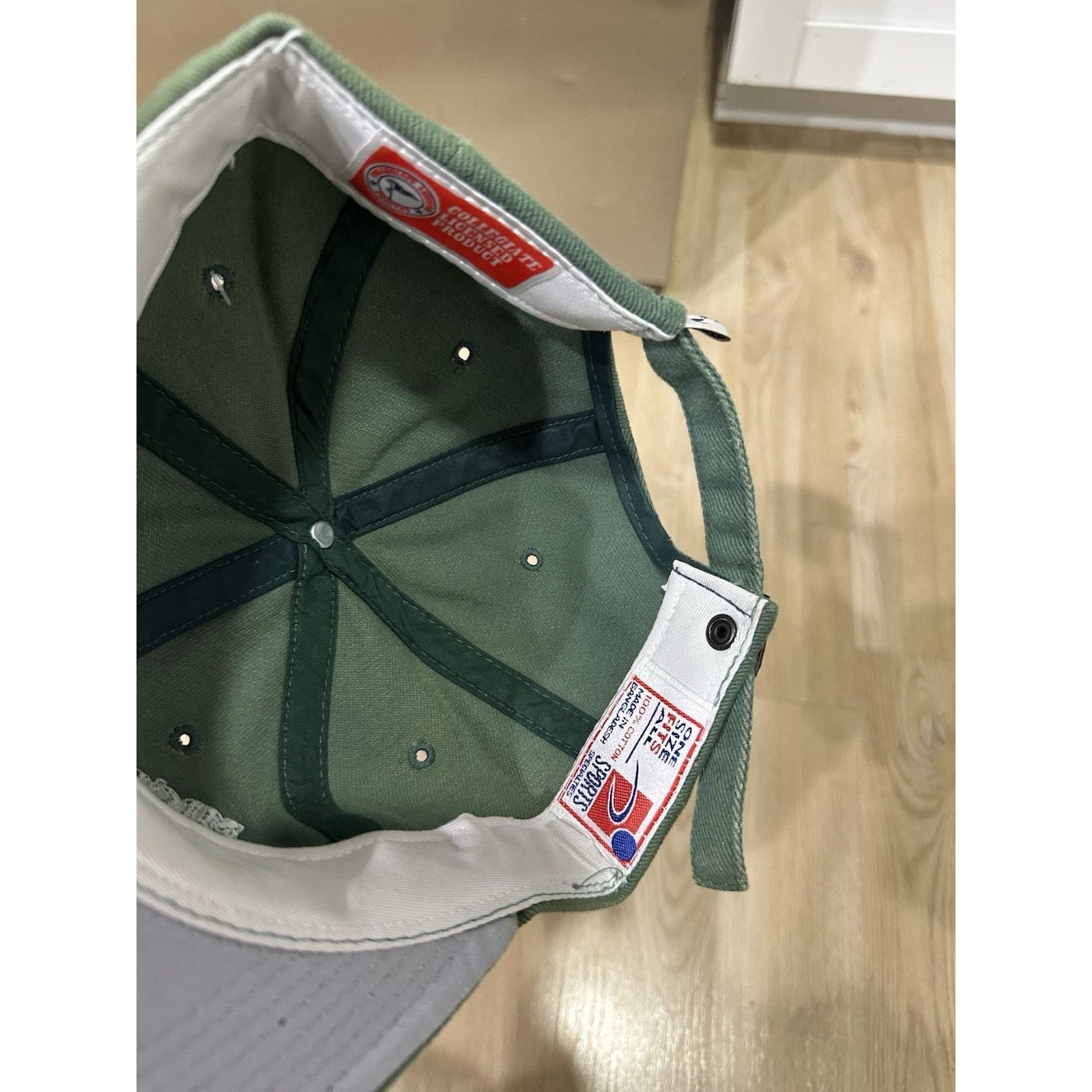 Sports Specialties Michigan State Spartans Vintage Green Strapback Cap Hat Size ONE SIZE - 8 Thumbnail