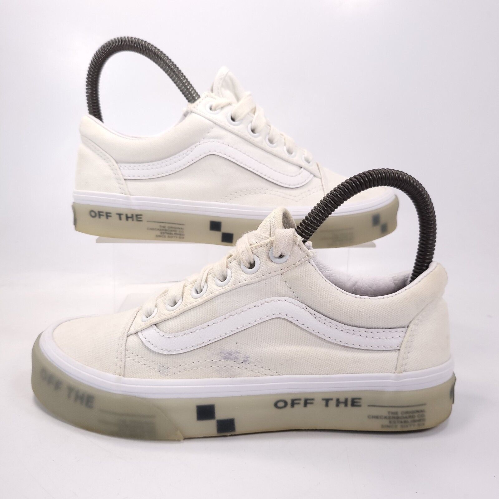 Vans Vans Off the Wall Old Skool Shoe Women Size 5.5 500714 White Size US 5.5 / IT 35.5 - 5 Thumbnail