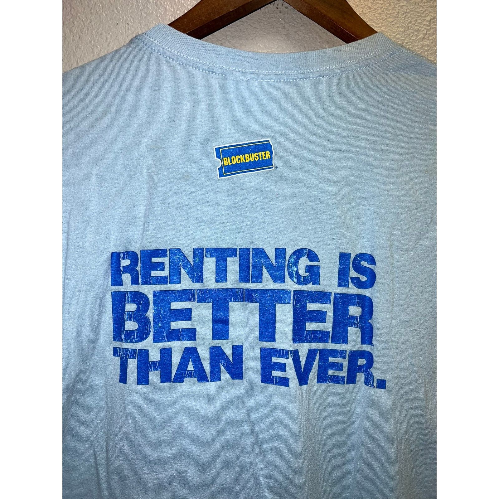 Hanes Vintage Blockbuster Shirt More Copies Renting Movie Tee XL Size US XL / EU 56 / 4 - 6 Thumbnail
