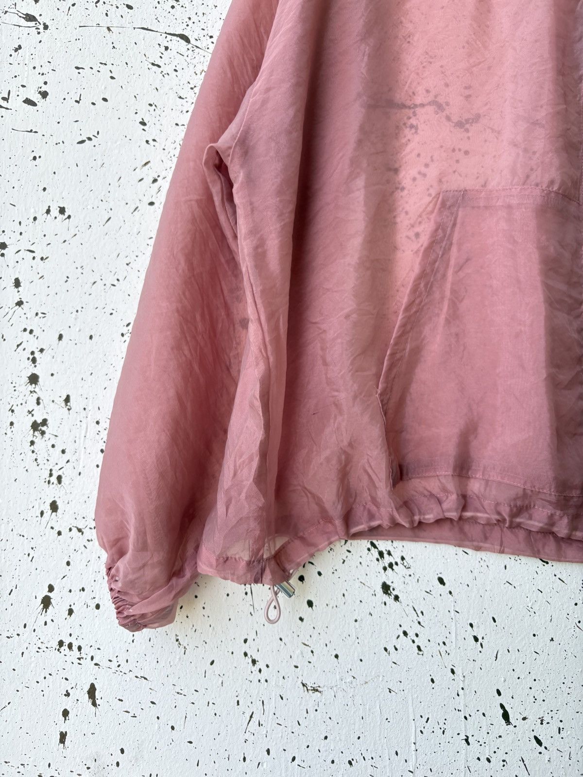 Japanese Brand Rare‼️ Helm Sheer Pink Windbreaker Hoodie Jacket Size US M / EU 48-50 / 2 - 3 Thumbnail