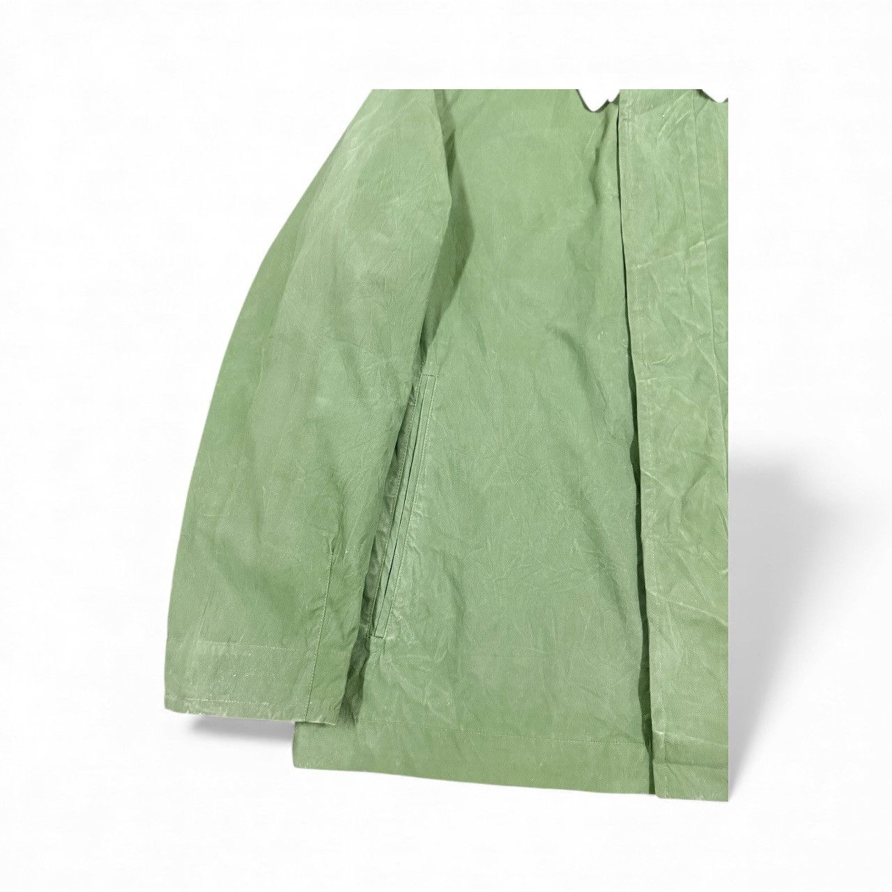 Dries Van Noten Dries Van Noten PU Waterproof Olive Green Field Jacket Size US M / EU 48-50 / 2 - 13 Thumbnail