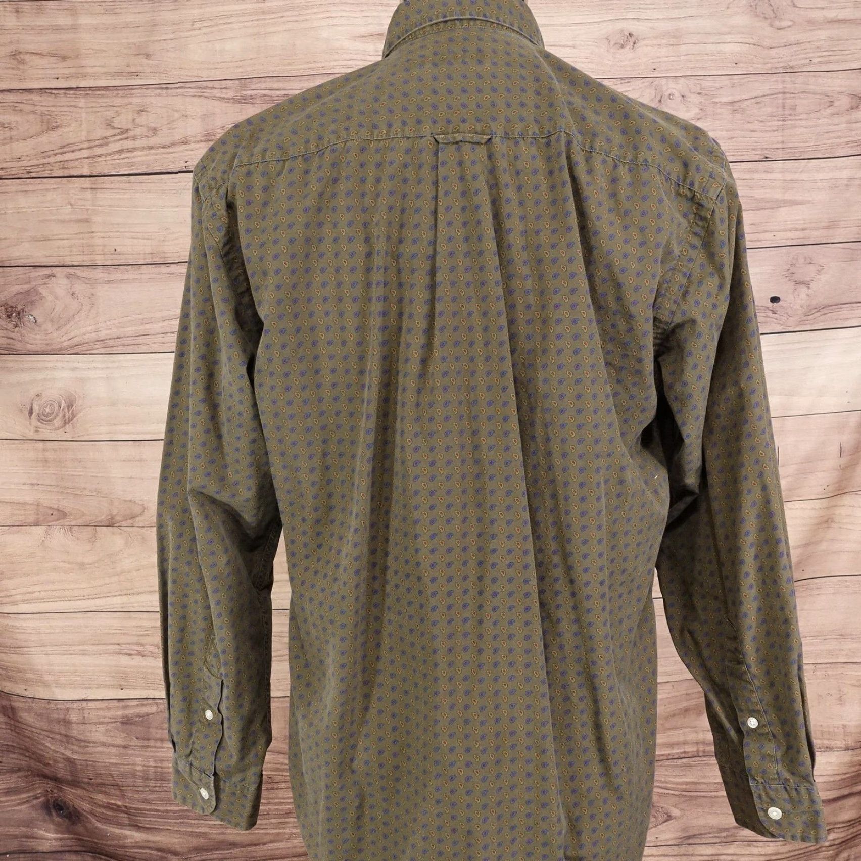 Nautica Vintage Nautica Shirt Mens Medium Green Paisley Button Up Classic Fit Cotton Size US M / EU 48-50 / 2 - 4 Thumbnail
