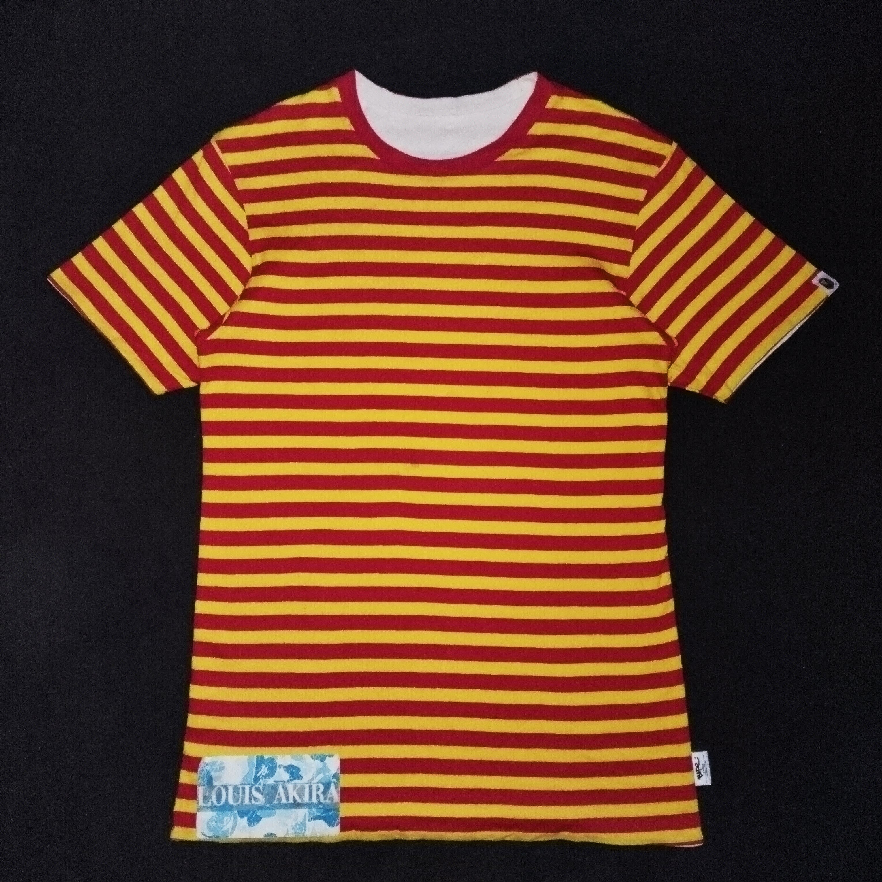 Bape 2003 Vintage Bape Stripe Reversible Tee Size US M / EU 48-50 / 2 - 1 Thumbnail