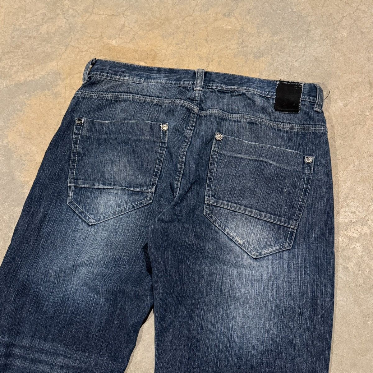 Southpole Vtg 2000s Southpole Faded Distressed Baggy Jeans ERD Grunge Size US 36 / EU 52 - 9 Thumbnail