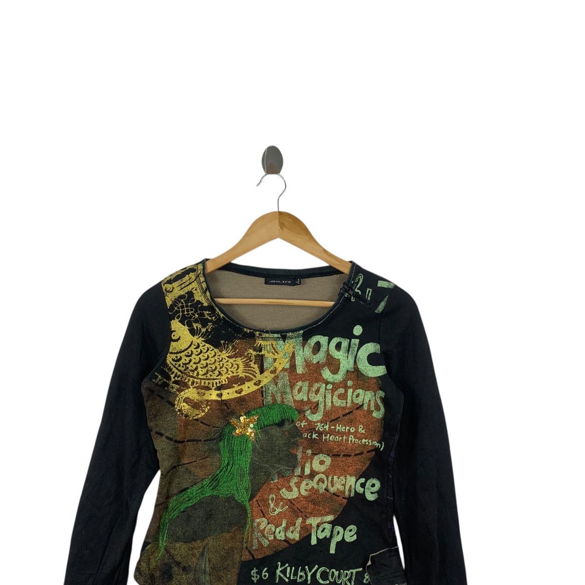 Other JOYLIFE KILBY COURT Rhinestone Bling Abstract Tee Shirt Size L / US 10 / IT 46 - 2 Thumbnail