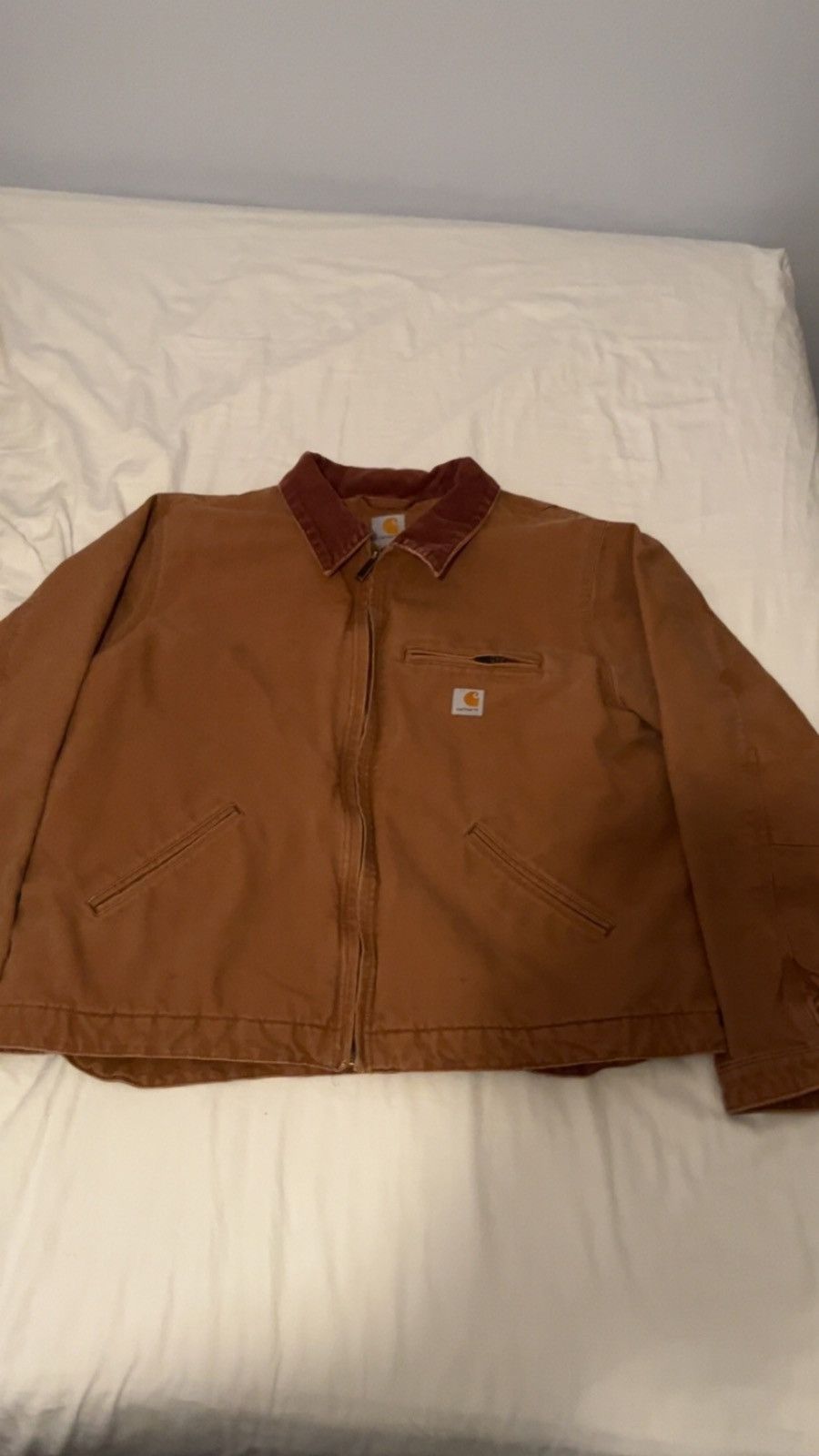 image of Carhartt Detroit Jacket Size Xxl in Beige, Men's