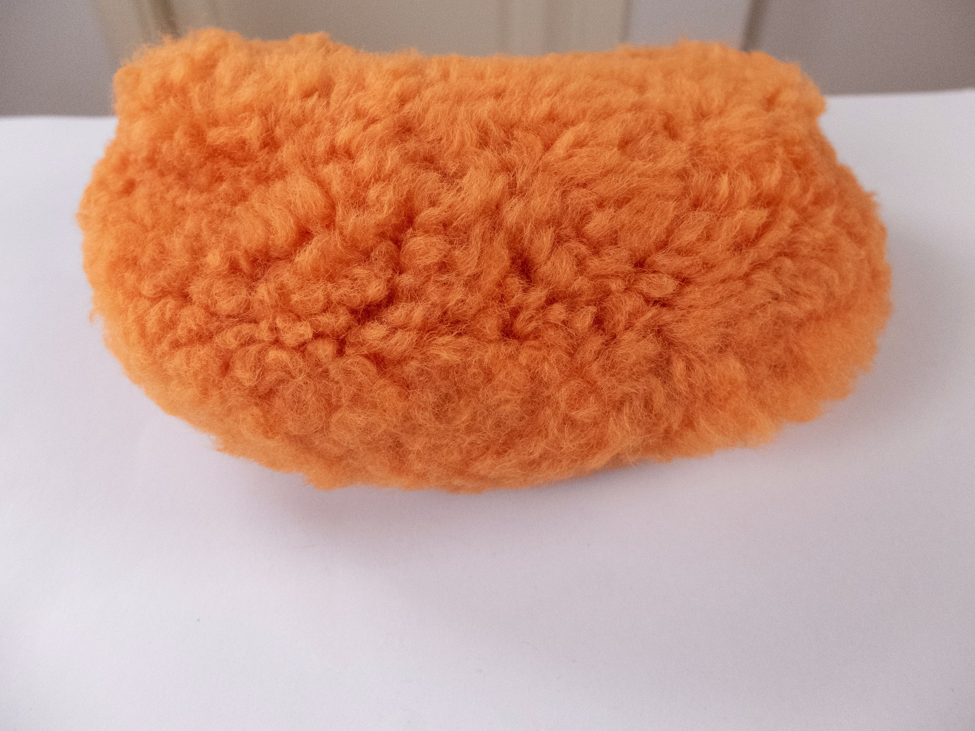 Bottega Veneta BOTTEGA VENETA Jodie mini orange shearling lamb fur bag Size ONE SIZE - 6 Thumbnail
