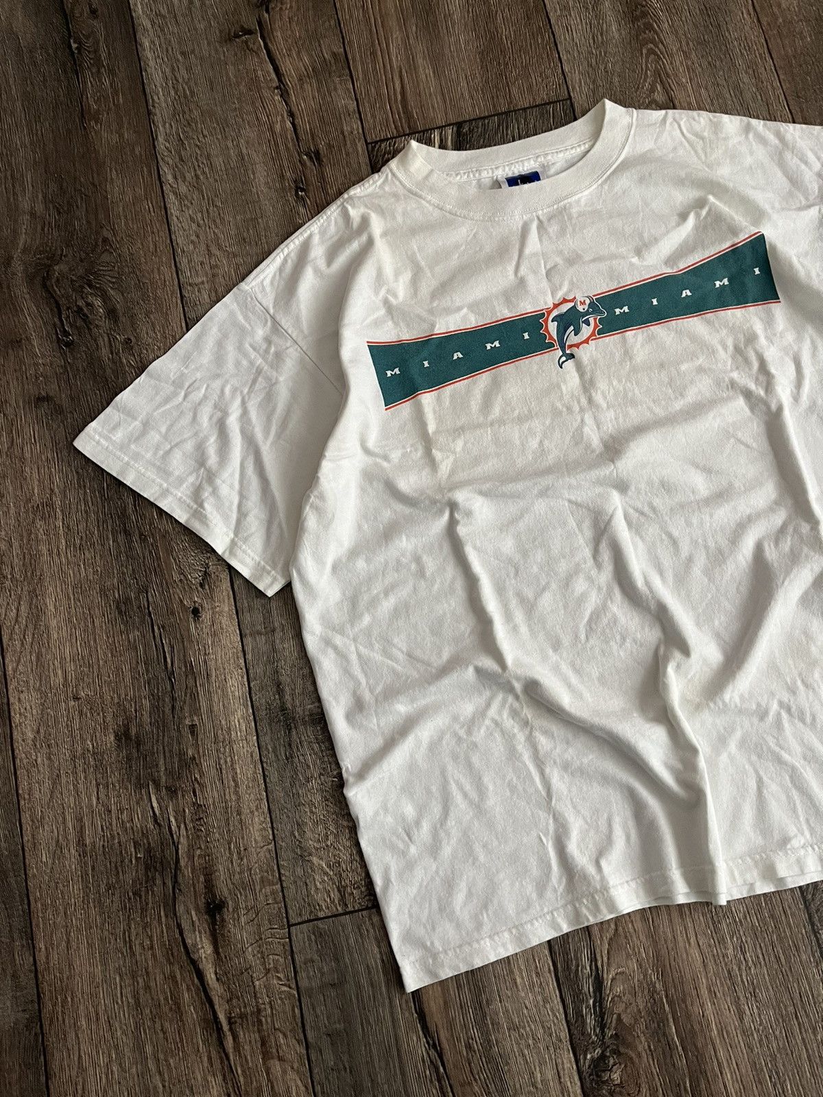 Adidas Vintage Adidas Miami Dolphins Back Print T-shirt NFL Size US L / EU 52-54 / 3 - 3 Thumbnail
