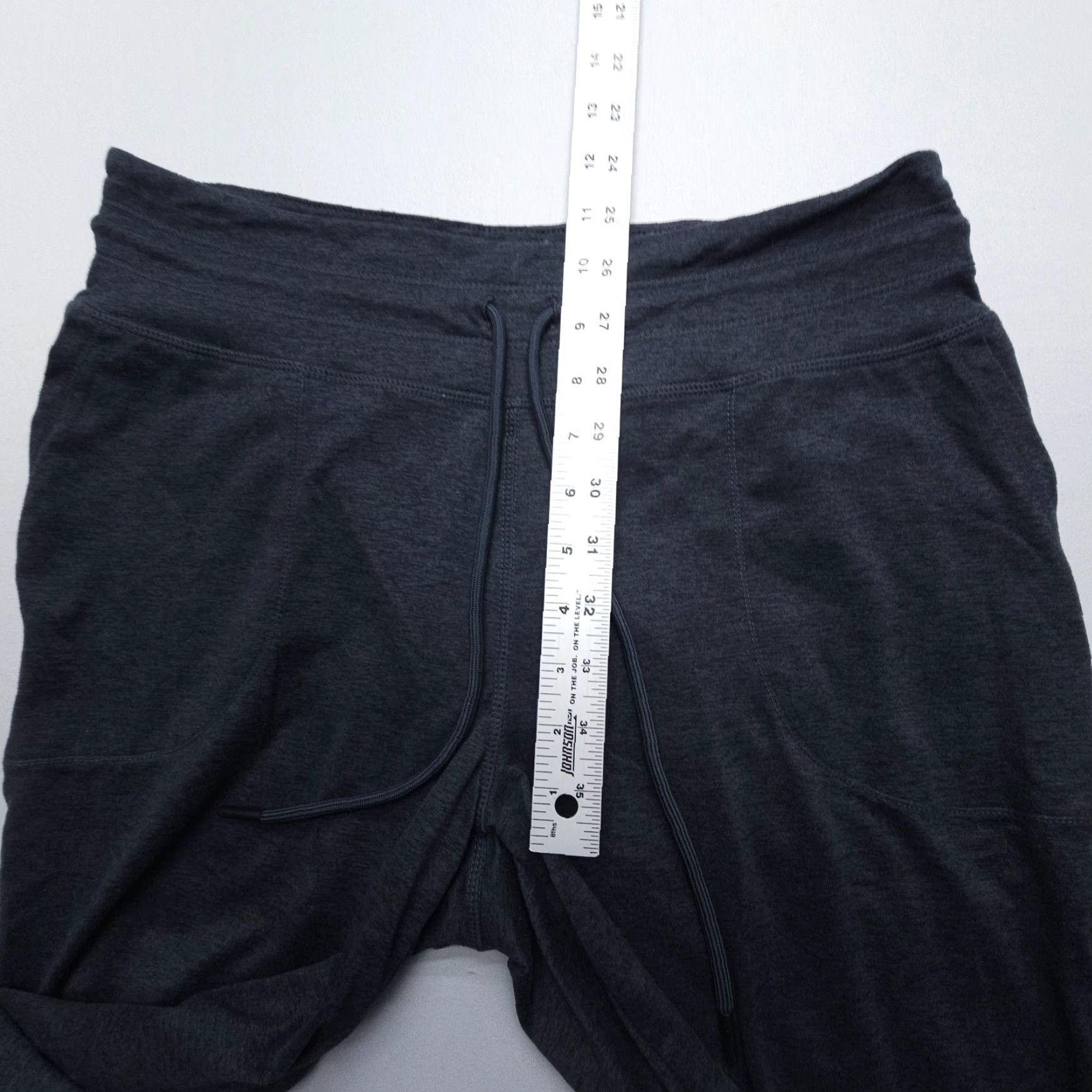 Vintage Lolë Lole Lounger Jogger Pants Womens M Charcoal Blue Stretch Athleisure Gym Yoga Size 29" - 7 Thumbnail