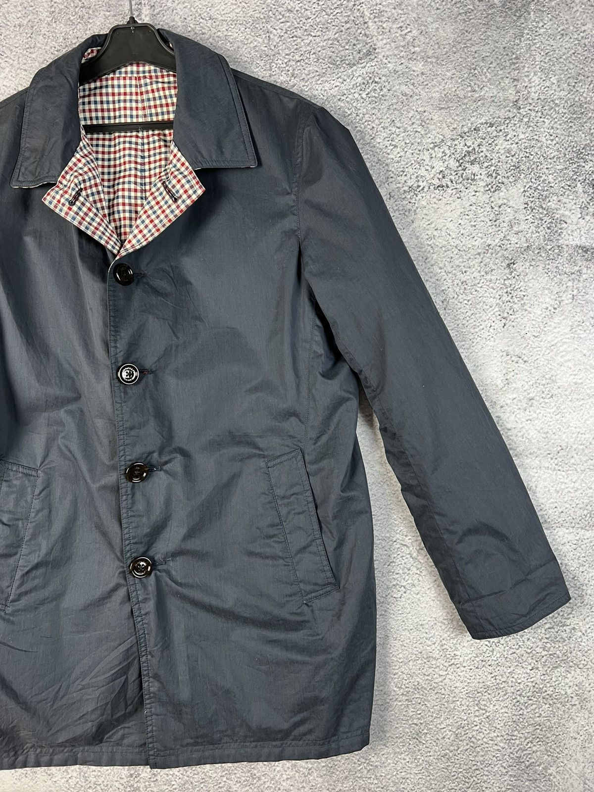 Designer × Hackett × New England Outerwear Hackett London two sided trench coat jacket Size US S / EU 44-46 / 1 - 4 Thumbnail