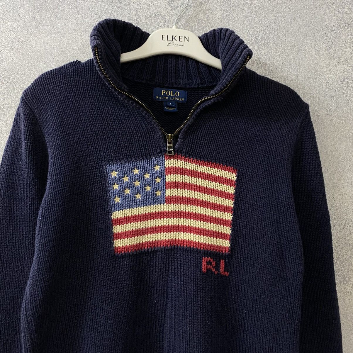Polo Ralph Lauren Vintage Polo Ralph Lauren 1/3 Quarter Zip Sweater Y2K USA Size US XS / EU 42 / 0 - 2 Thumbnail