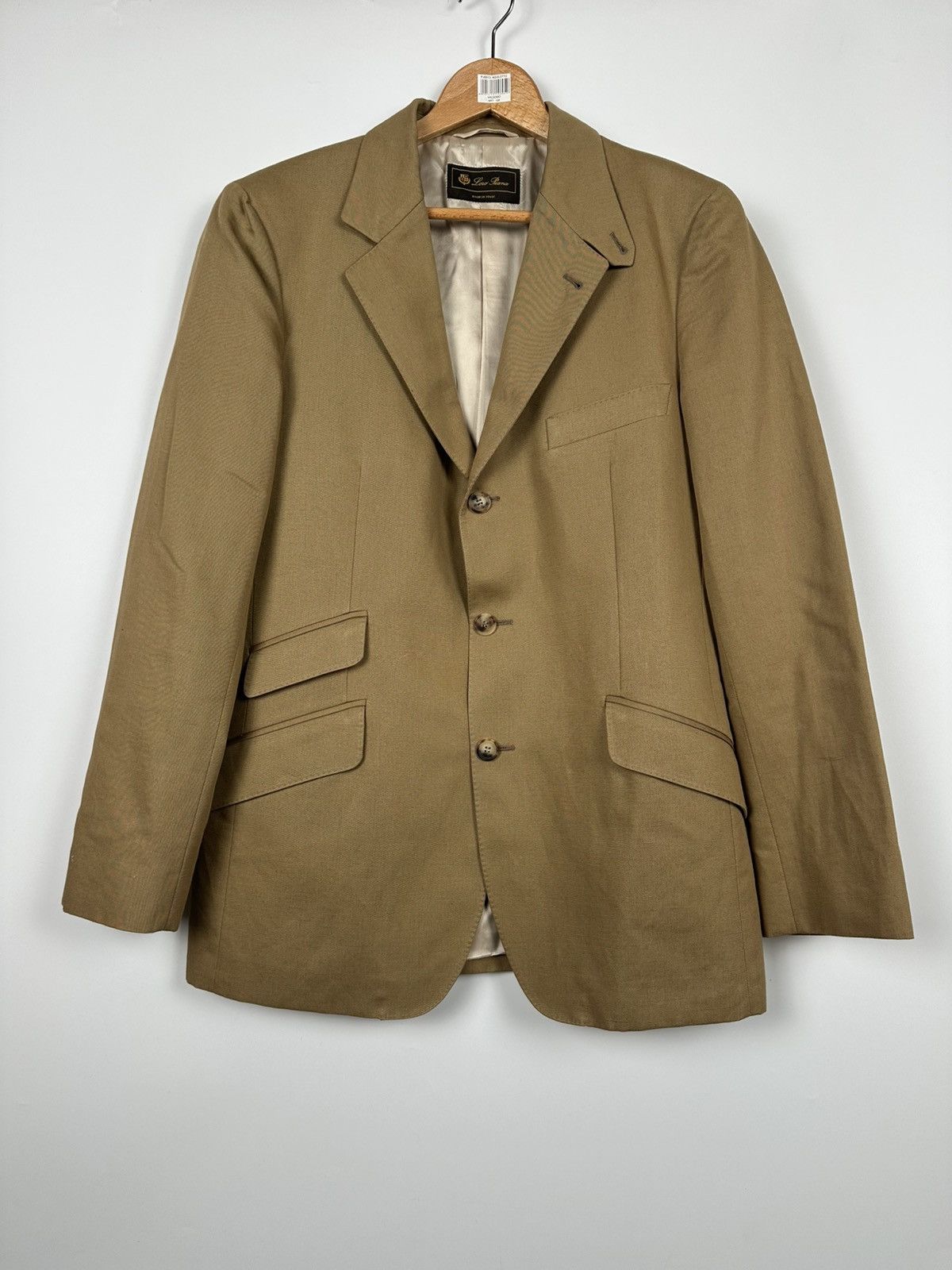 Loro Piana Loro Piana Camel/ Beige Blazer Jacket Size 48R - 1 Thumbnail