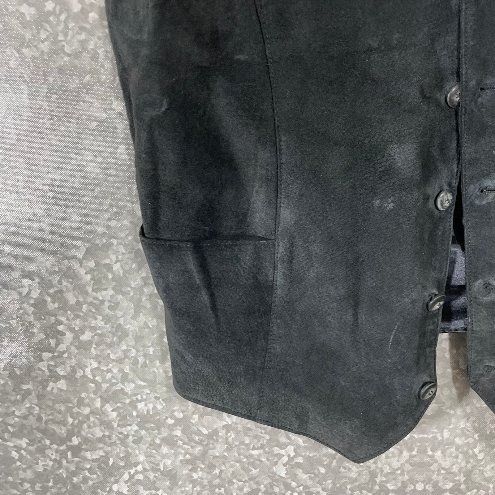 Vintage Vintage 90's Leather Button Front Vest - XL - Western, Biker Size US XL / EU 56 / 4 - 3 Thumbnail