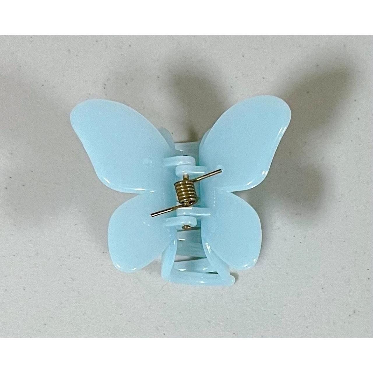 Japanese Brand × Vintage Blue Pastel Butterfly Claw Clip for Hair 🦋✨ Size ONE SIZE - 1 Thumbnail