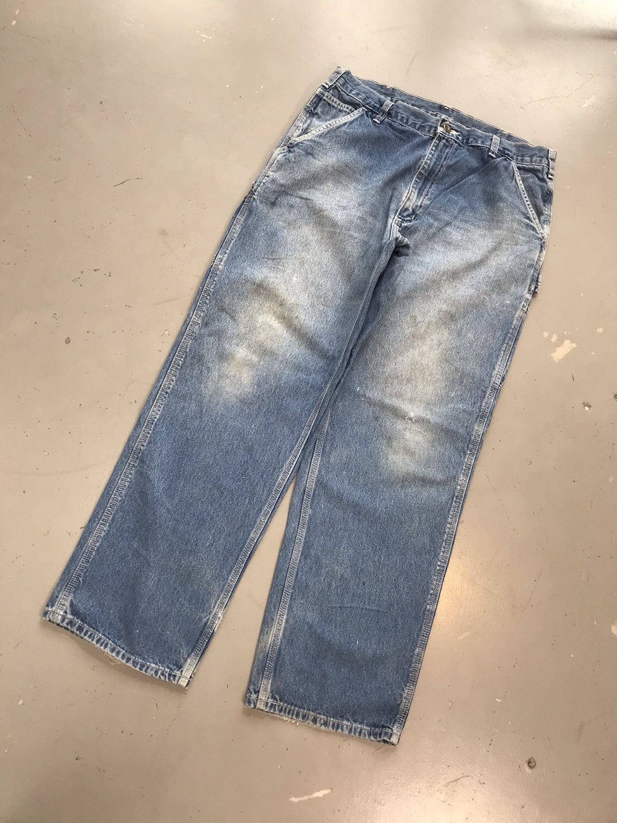 Carhartt × Vintage Vintage Carhartt carpenter straight fit denim Size US 36 / EU 52 - 2 Thumbnail