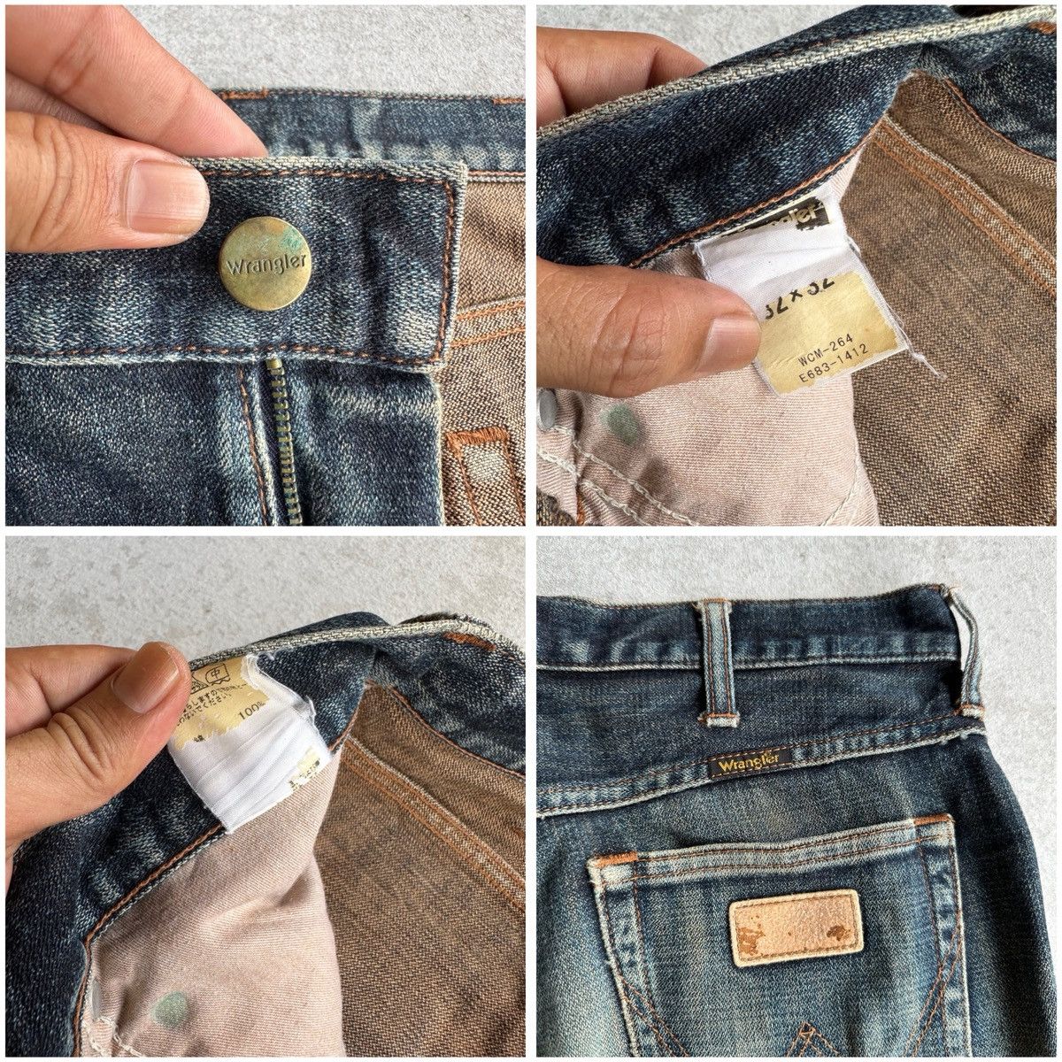 Wrangler W31 L31 🔥🔥 Vintage WRANGLER Jeans Rusty Denim Pants Size US 31 - 17 Thumbnail
