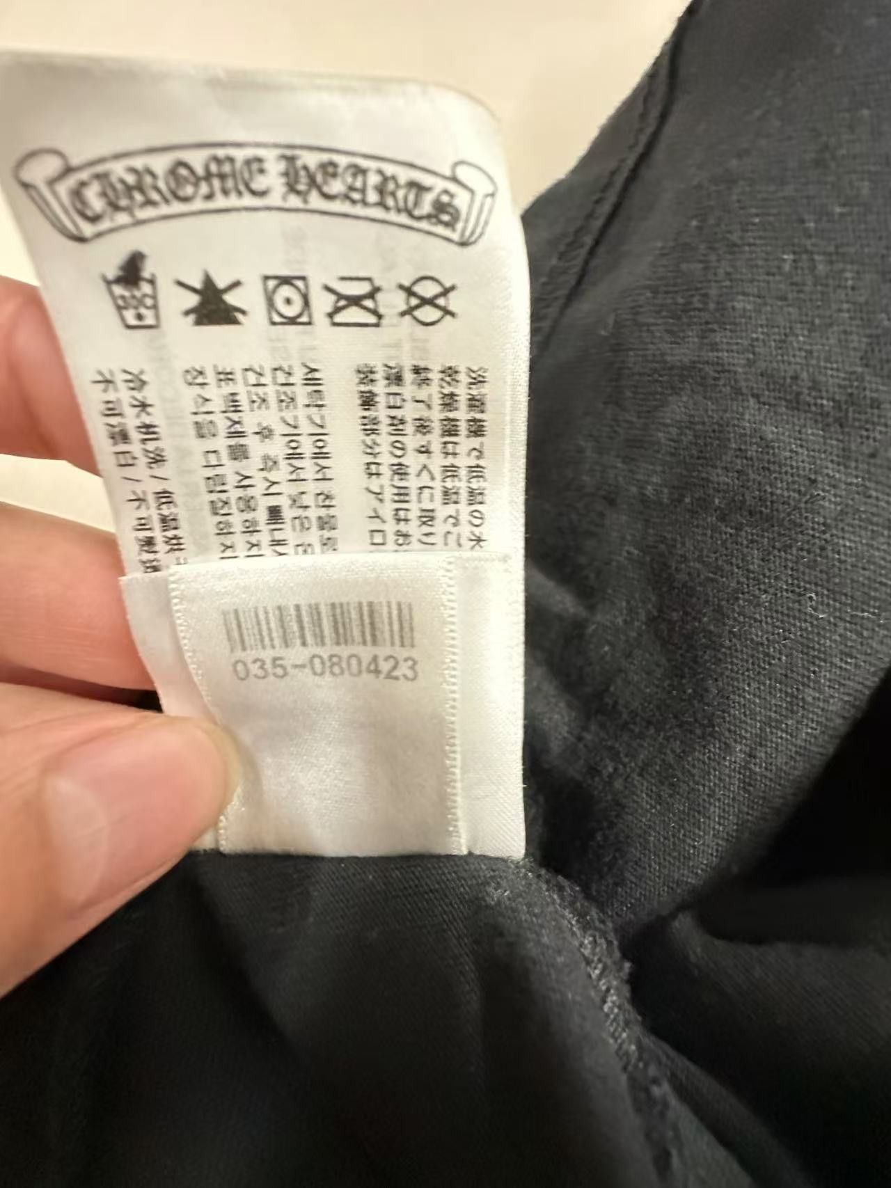 Chrome Hearts Chrome Hearts Pink Dagger Script Logo Long Sleeves Tee Size US M / EU 48-50 / 2 - 12 Thumbnail