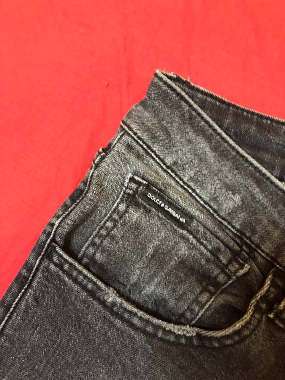 Dolce & Gabbana DOLCE & GABBANA Denim Skinny Jeans Gray luxury Size US 30 / EU 46 - 9 Thumbnail