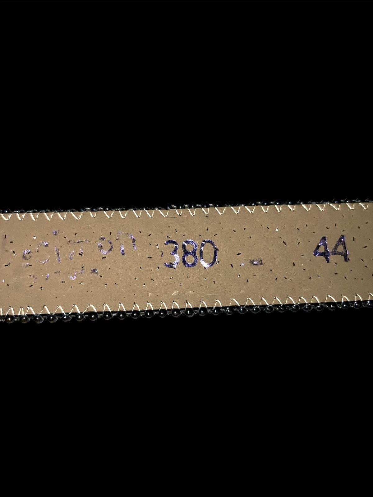 B.B. Simon BB SIMON Black AB Iridescent Snakeskin Belt Size ONE SIZE - 14 Thumbnail