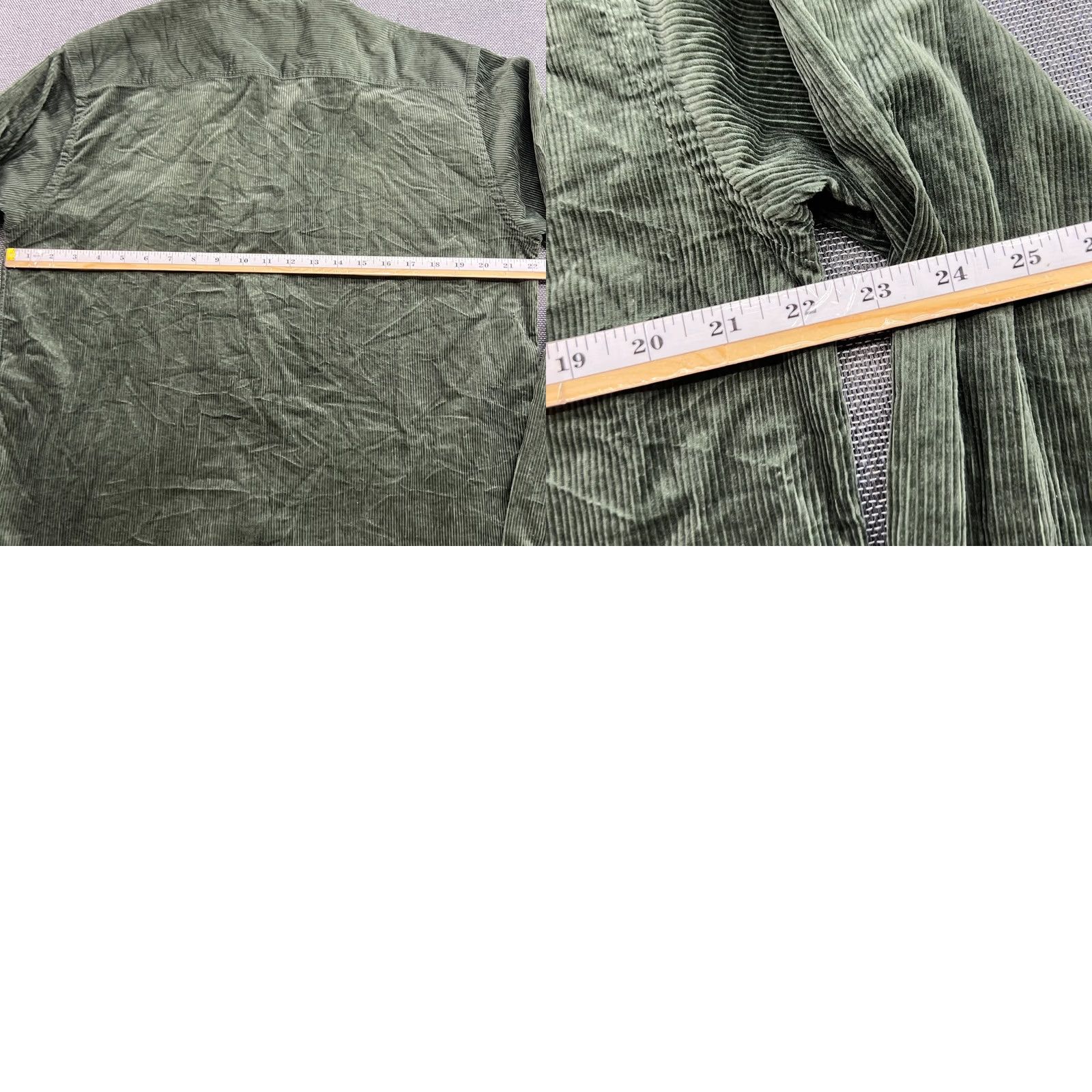 Eton ETON Mens Button Up Shirt Corduroy Green Long Sleeves Pockets Sz Large Slim Fit Casual Button-Up Shirt Mens Green Corduroy Pockets 90s? Size US L / EU 52-54 / 3 - 9 Thumbnail