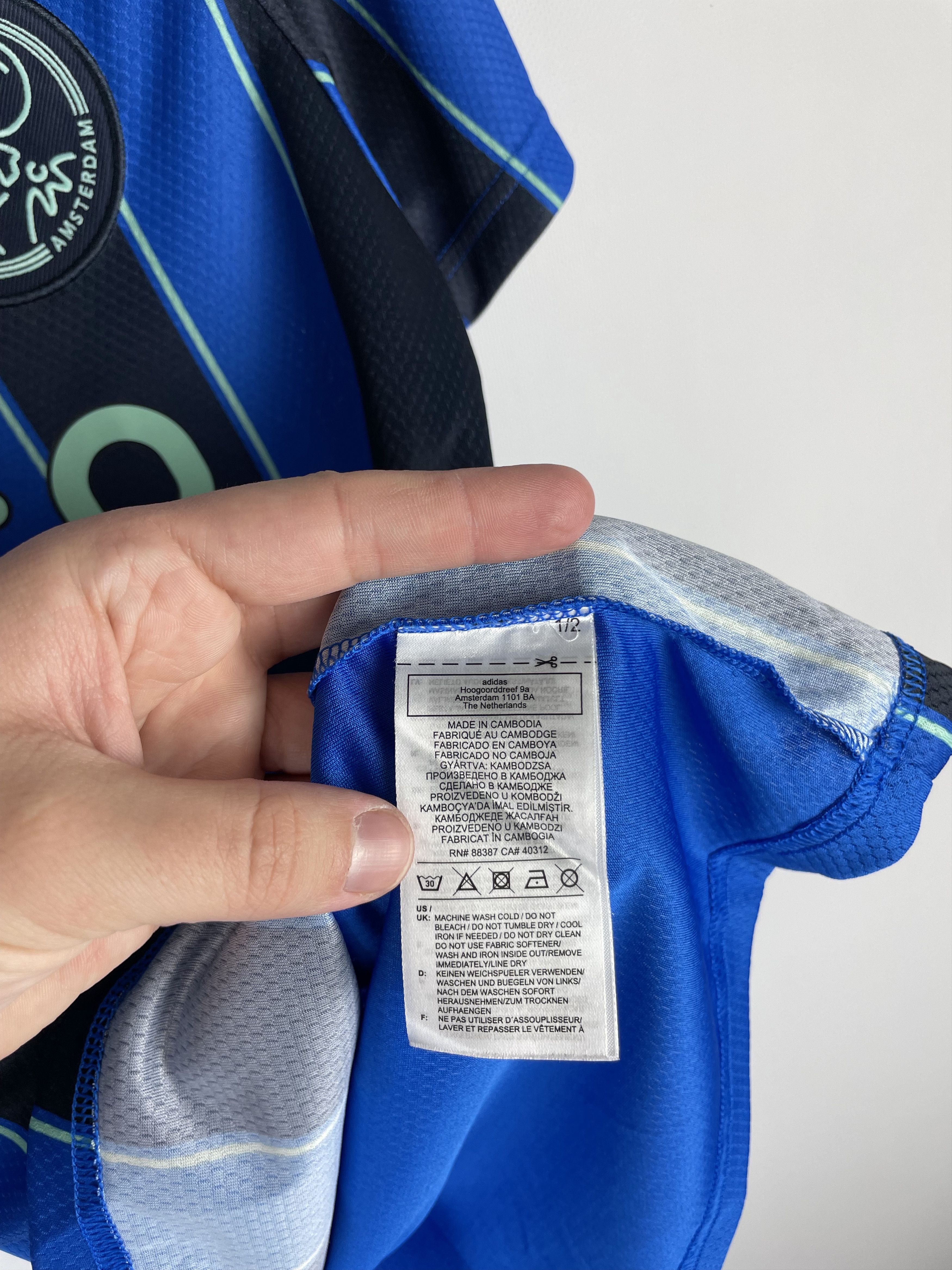 Adidas Ajax 2021-2022 Away Soccer Jersey Football Kit Shirt Size US S / EU 44-46 / 1 - 8 Thumbnail