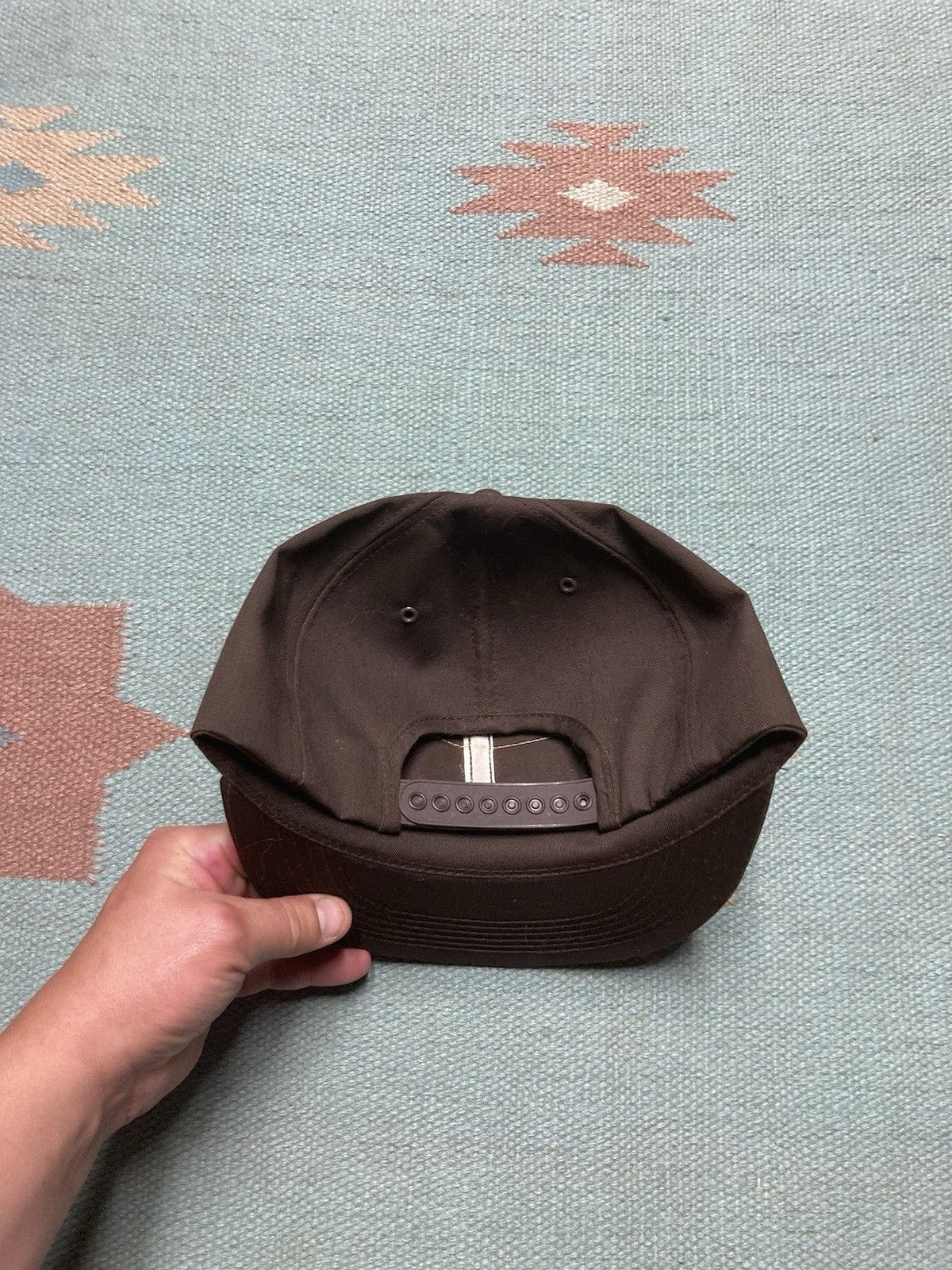 Vintage k products snapback hat crop production patch farm feed USA Size ONE SIZE - 4 Thumbnail