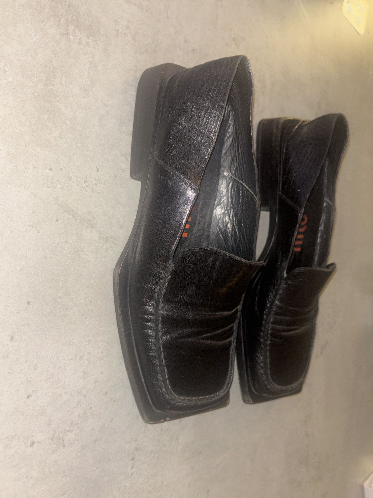 Miu Miu miu miu black square toe loafer RARE Size US 5 / IT 35 - 5 Thumbnail