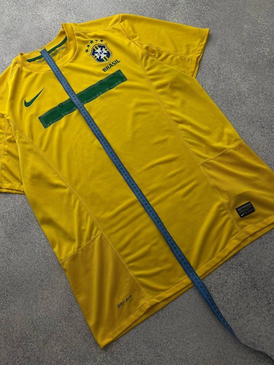 Nike Brazil National Team Nike Dri-FIT Jersey L 405504-703 Size US L / EU 52-54 / 3 - 12 Thumbnail