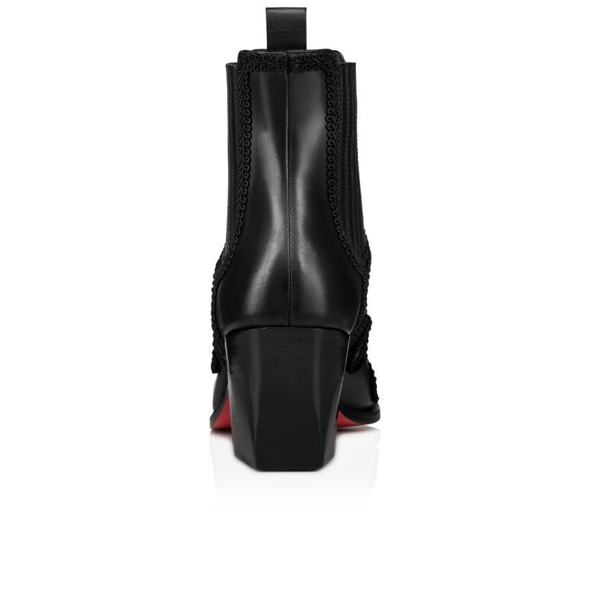 Christian Louboutin o1s1wg110924 Sailor Rosalio 70 Calf Boots in Black Size US 11 / EU 44 - 3 Thumbnail