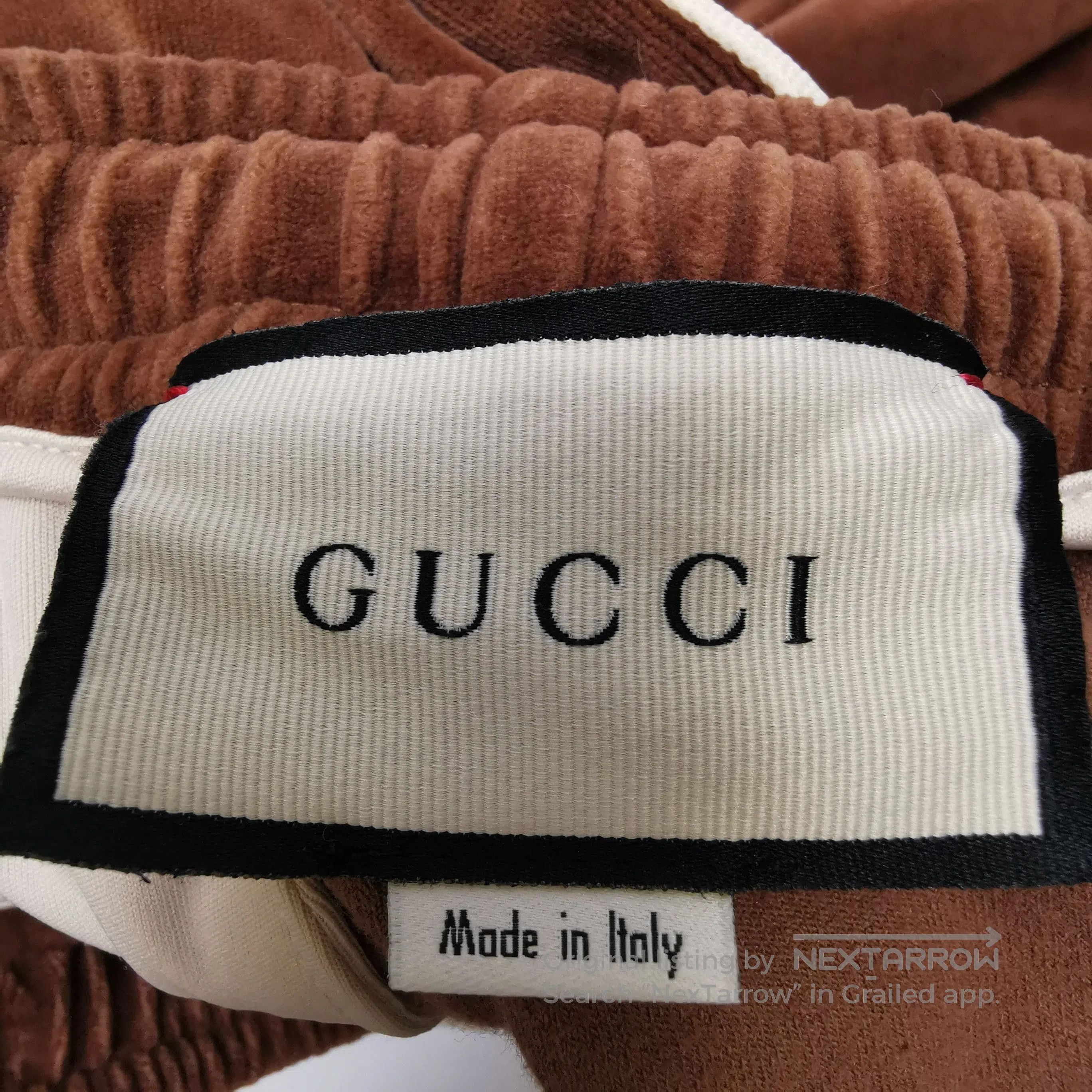 Gucci Gucci S Cotton Colorblock Stripe Drawstring Logo Pants. Size US 44 / EU 60 - 4 Thumbnail
