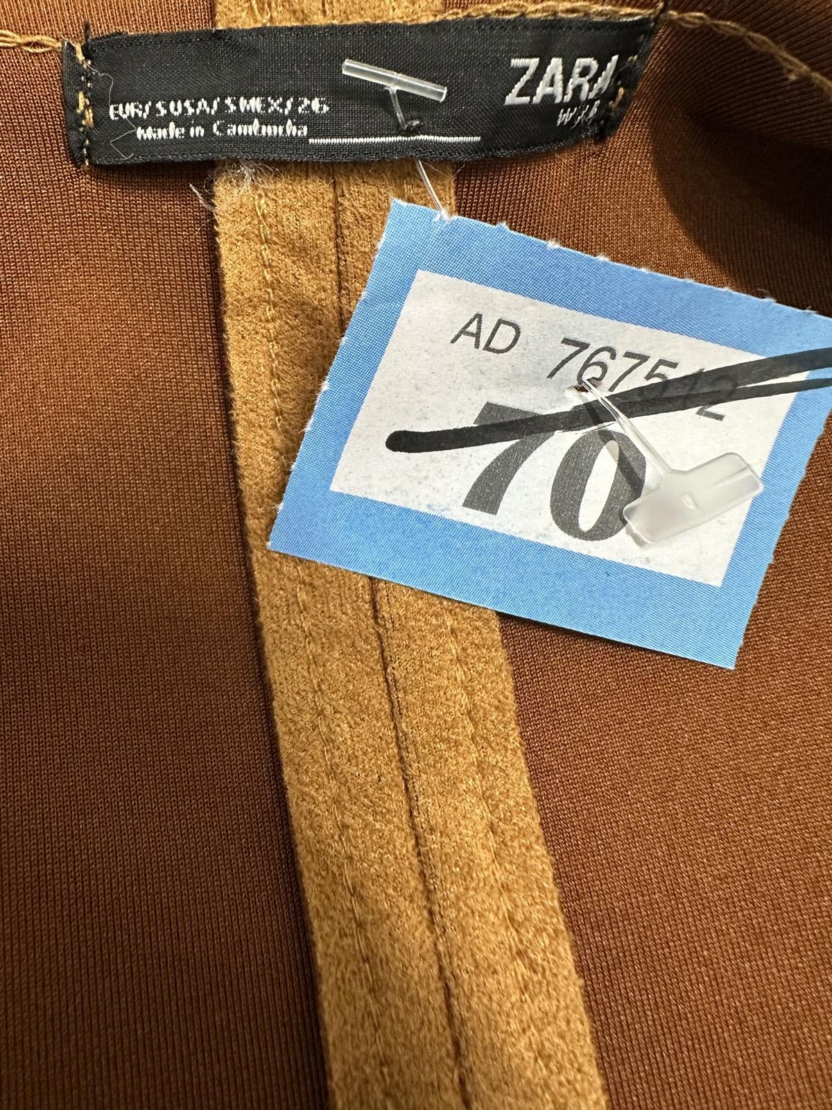 Zara Zara Faux Suede and Shearling Coat Size S / US 4 / IT 40 - 2 Thumbnail