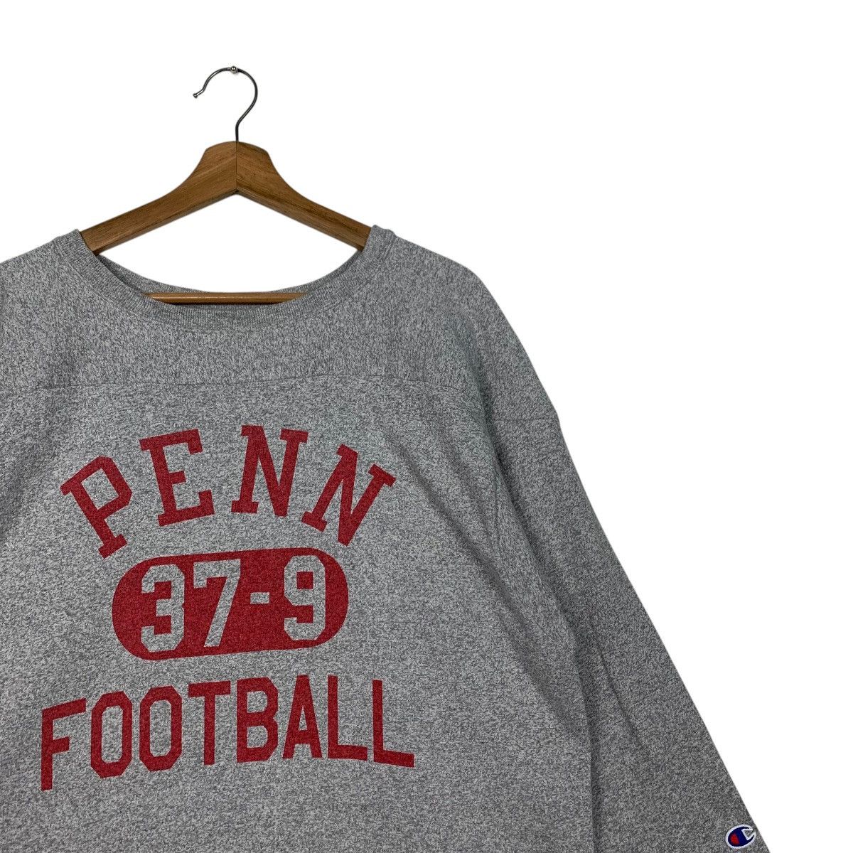 Champion 90’s CHAMPION Penn Football Cotton Rayon 3q Tees #2612-C117 Size US XL / EU 56 / 4 - 5 Thumbnail