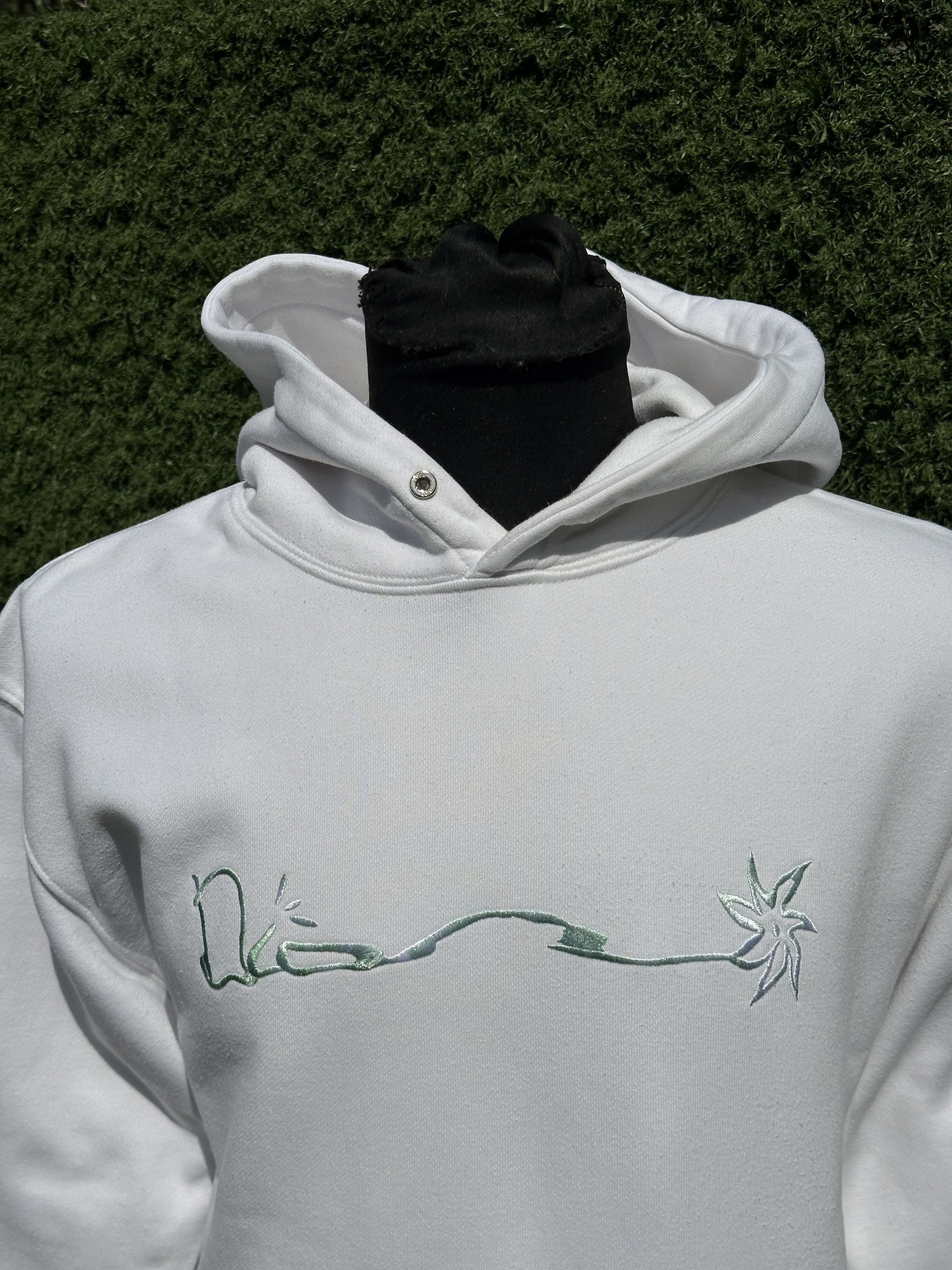 Dior Dior Oversized Embroidered Pullover Hoodie Size L Rare Size US L / EU 52-54 / 3 - 10 Thumbnail