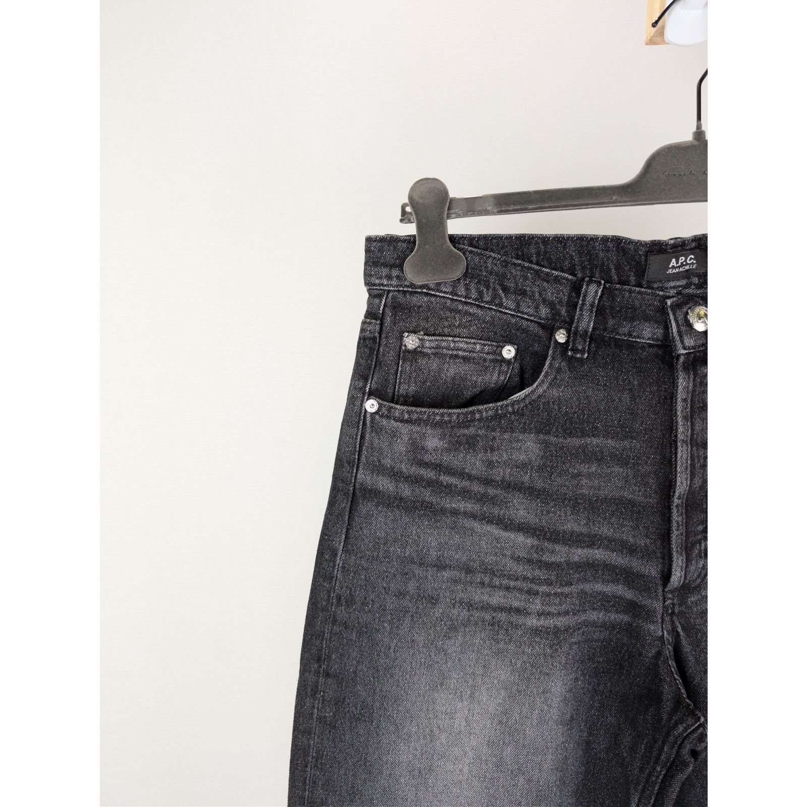 A.P.C. o1rshd1 Jean Achille Jean Faux in Noir Size US 32 / EU 48 - 6 Thumbnail