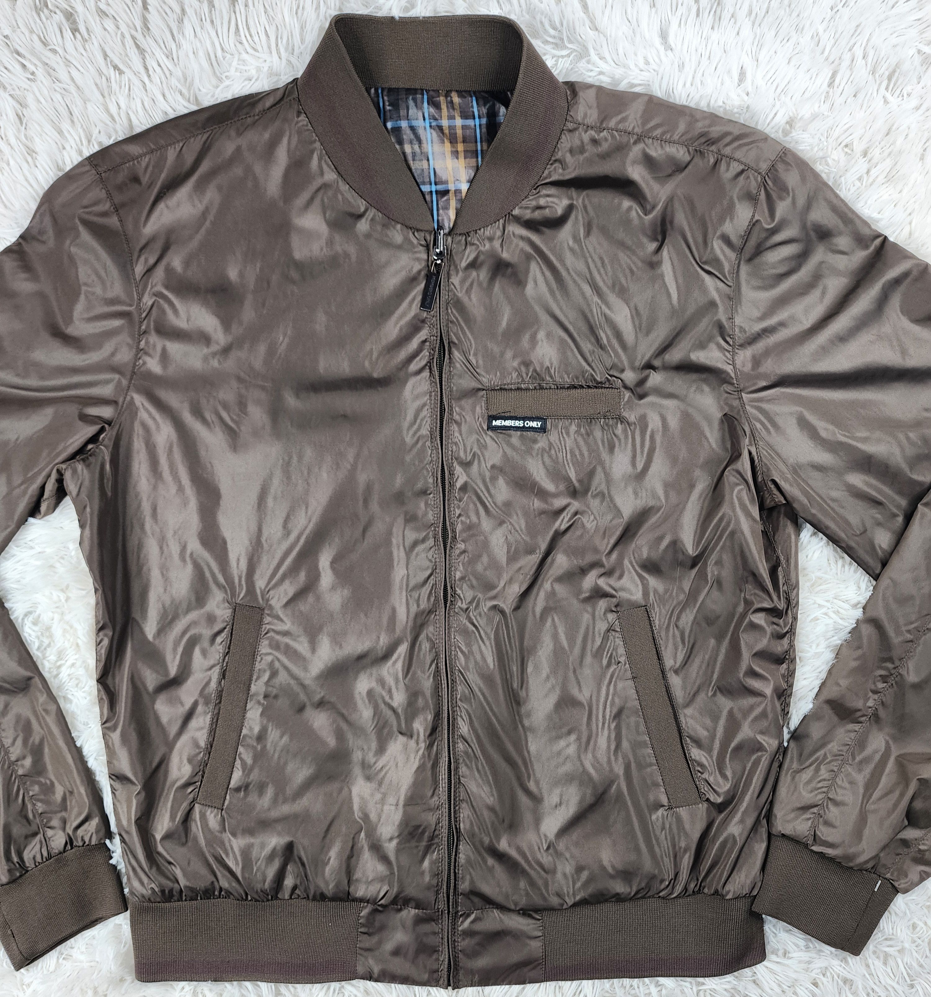 Members Only Members Only man reversible brown light jacket Size M Size US M / EU 48-50 / 2 - 4 Thumbnail
