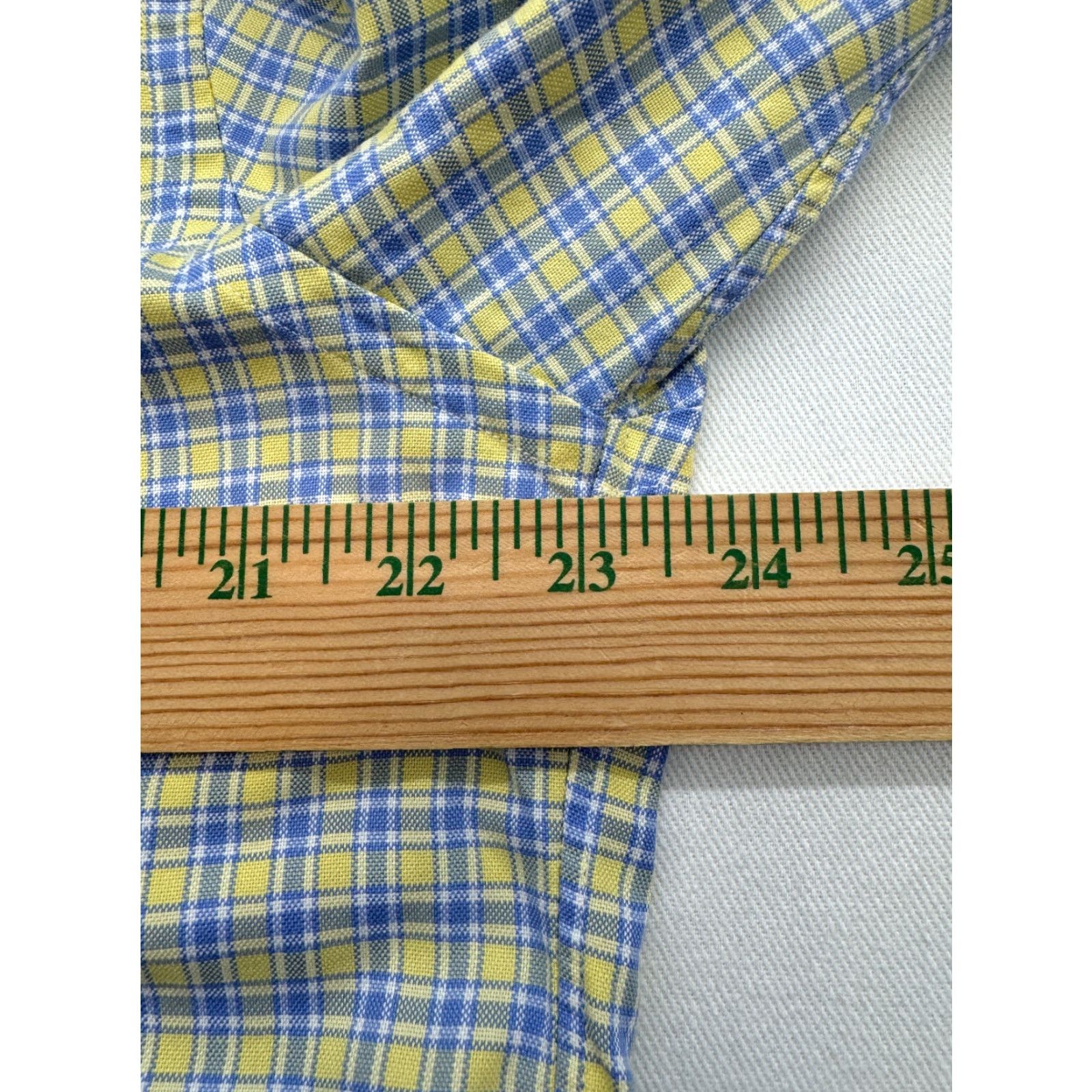 Lands' End VINTAGE Lands' End Long Sleeve Button Down Mens Large Checked Shirt Cotton 2167 Size US L / EU 52-54 / 3 - 4 Thumbnail
