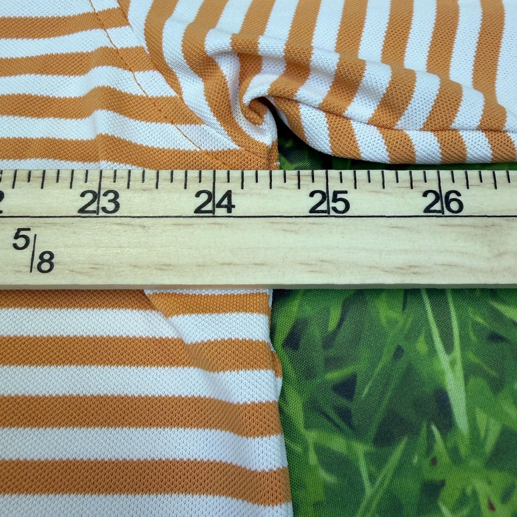 Peter Millar Peter Millar Polo Shirt Mens XL Orange Striped Summer Comfort Golf Performance Short Sleeve Lightweight Moisture Wicking Collared Casual Activewear Size US XL / EU 56 / 4 - 6 Thumbnail