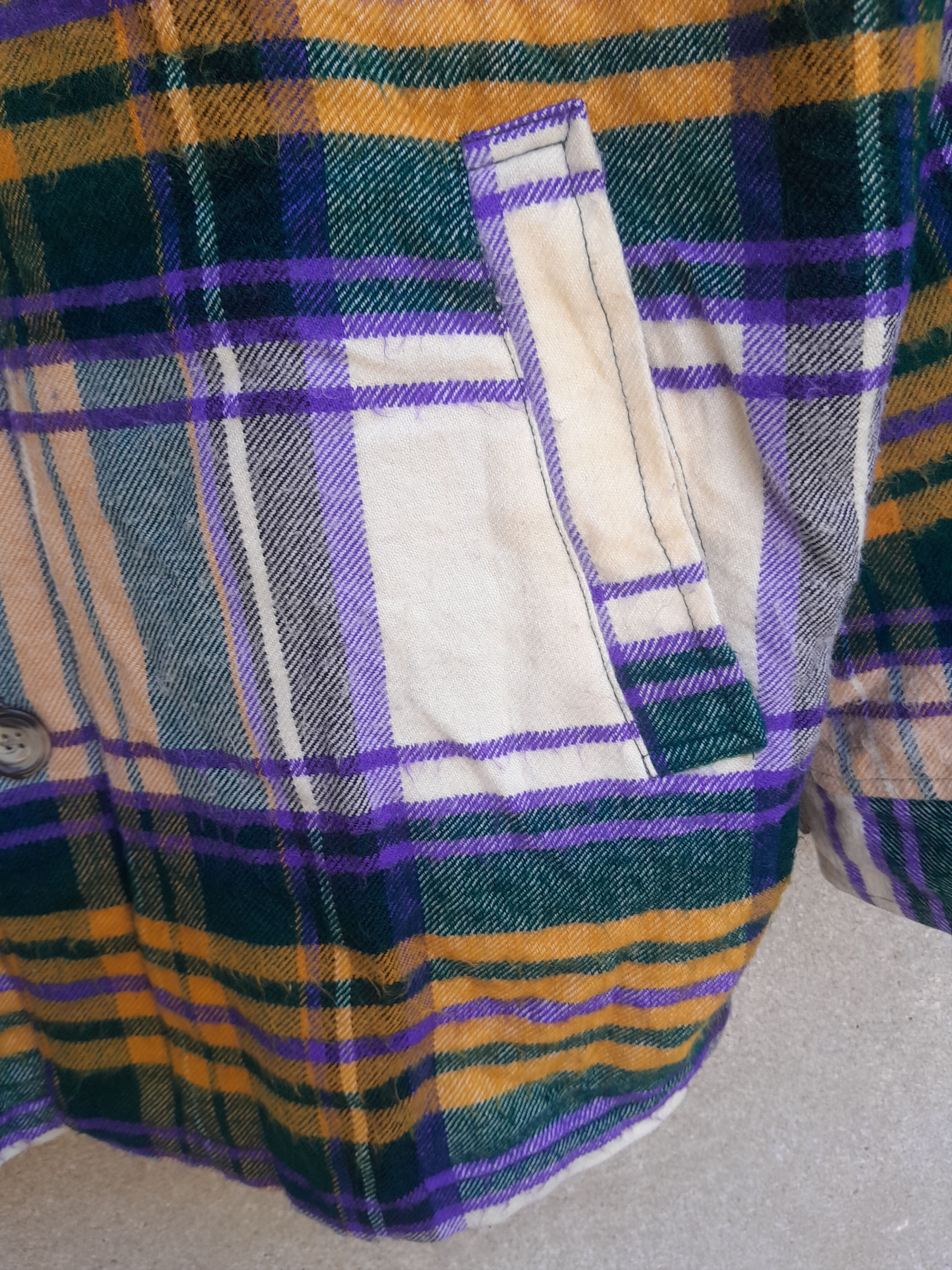 Japanese Brand TASS FINDER Quilted Lining Plaid Flannel Over Jacket M/L Size US M / EU 48-50 / 2 - 5 Thumbnail