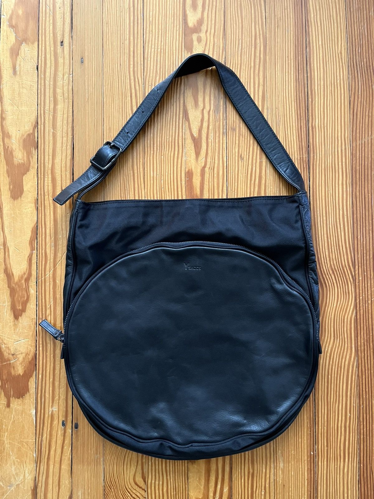 Yohji Yamamoto Yohji Yammamoto Ysaccs Bucket Bag Leather / Twill Black Size ONE SIZE - 1 Thumbnail