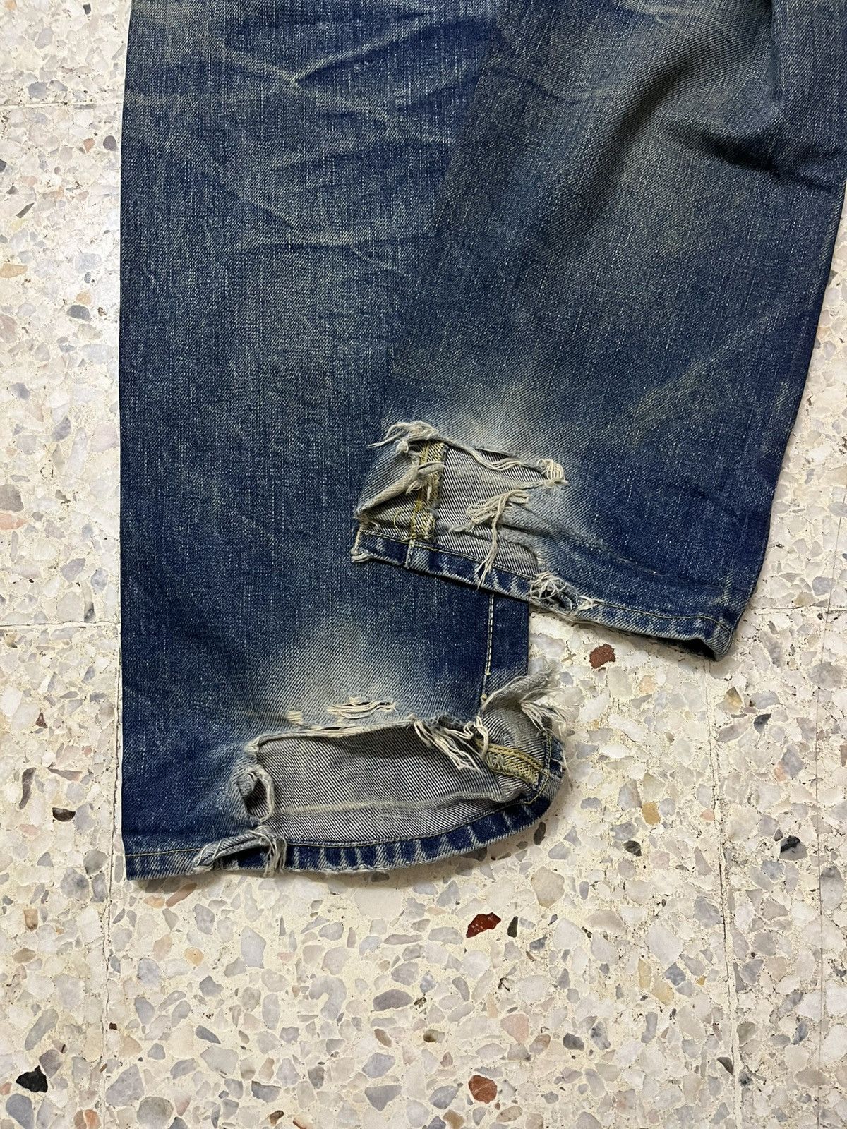 Vintage Vintage Paul Smith purple line selvedge distressed denim Size US 31 - 5 Thumbnail